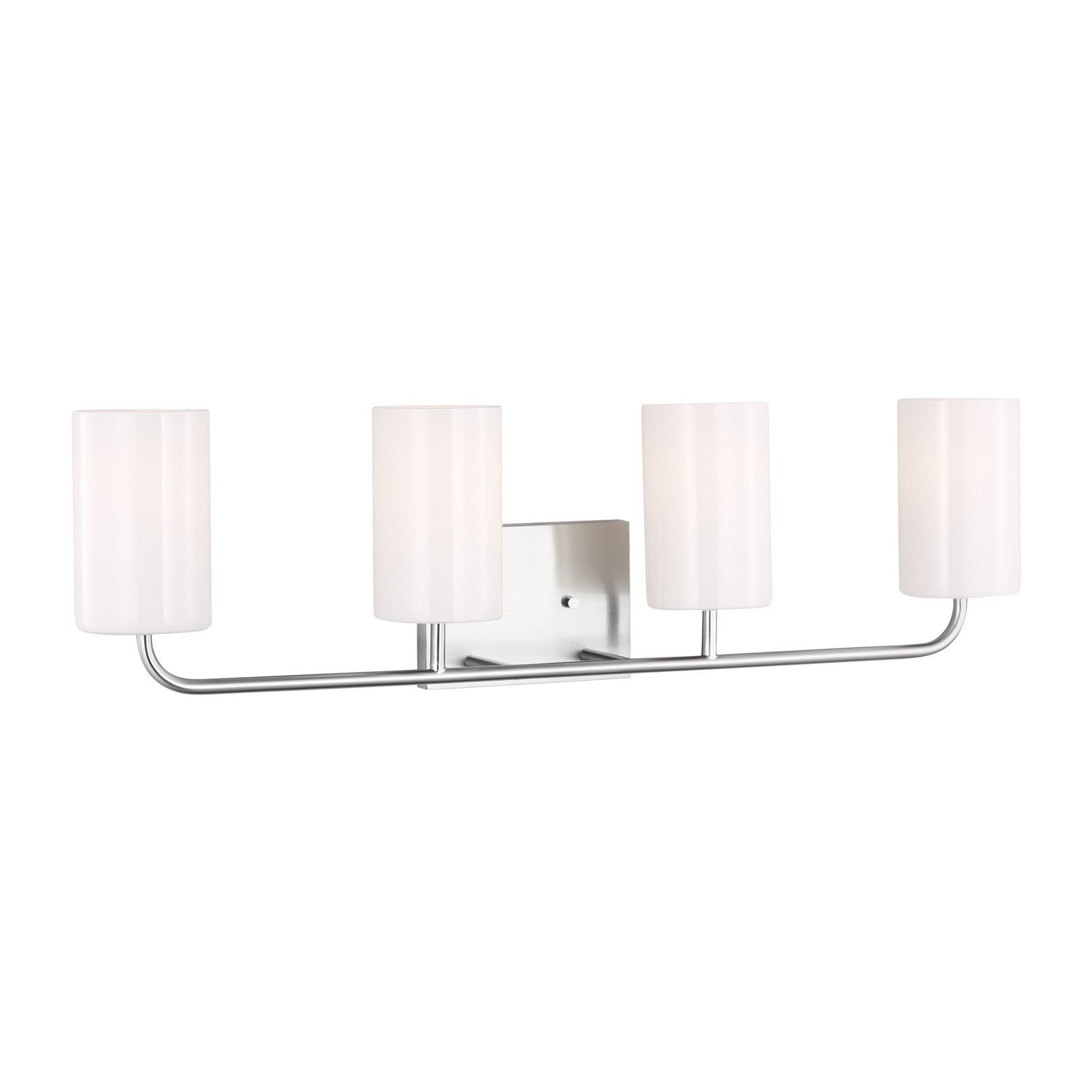 Generation Lighting. - GLV1004BS - Four Light Vanity - Rhett - Brushed Steel