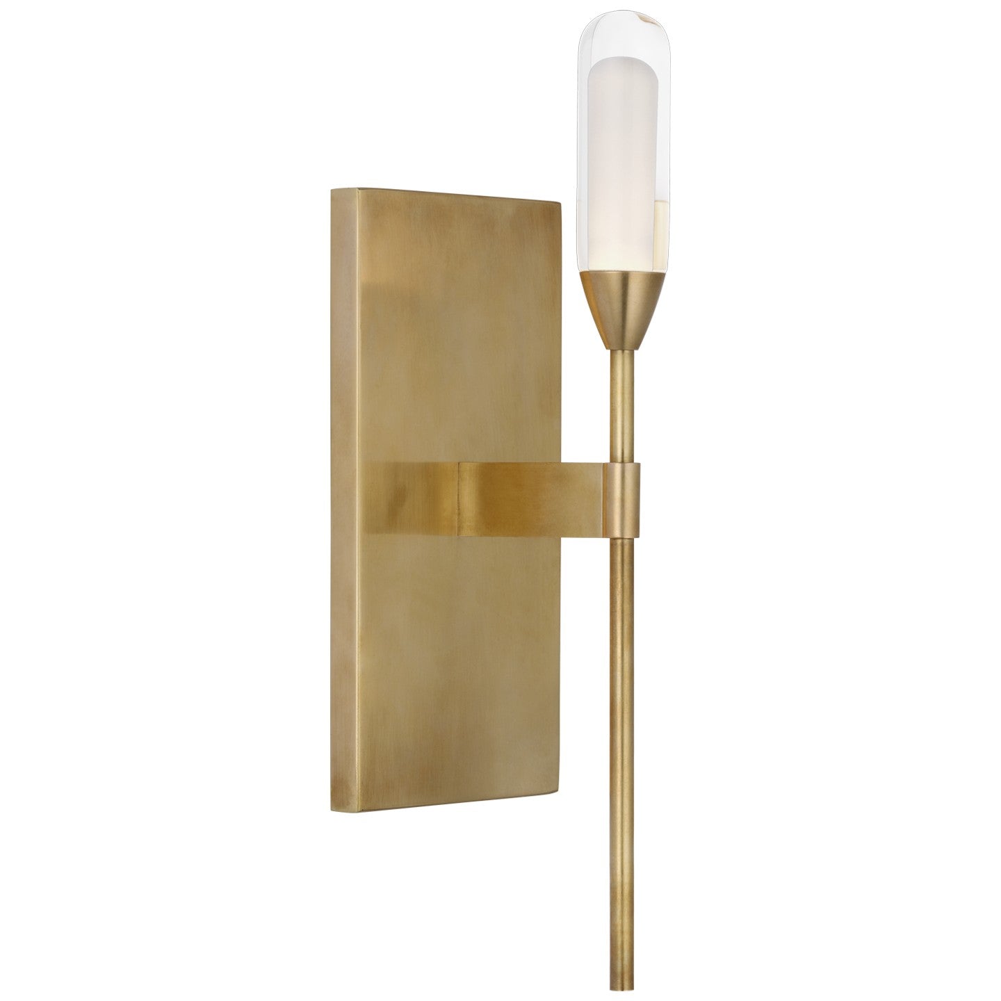 Visual Comfort Signature - PB 2030NB-CG - LED Wall Sconce - Overture - Natural Brass