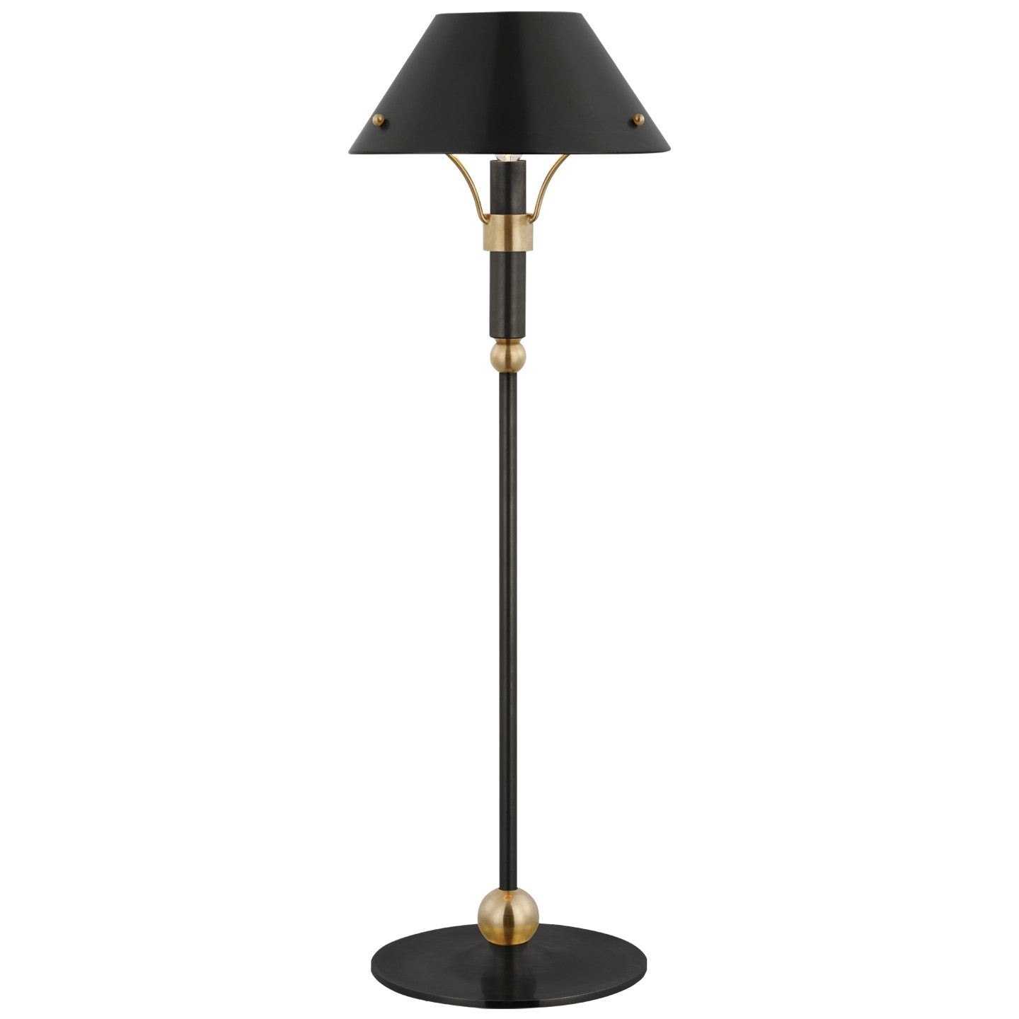 Visual Comfort Signature - TOB 3733BZ/HAB-BZ - LED Table Lamp - Turlington - Bronze and Hand-Rubbed Antique Brass