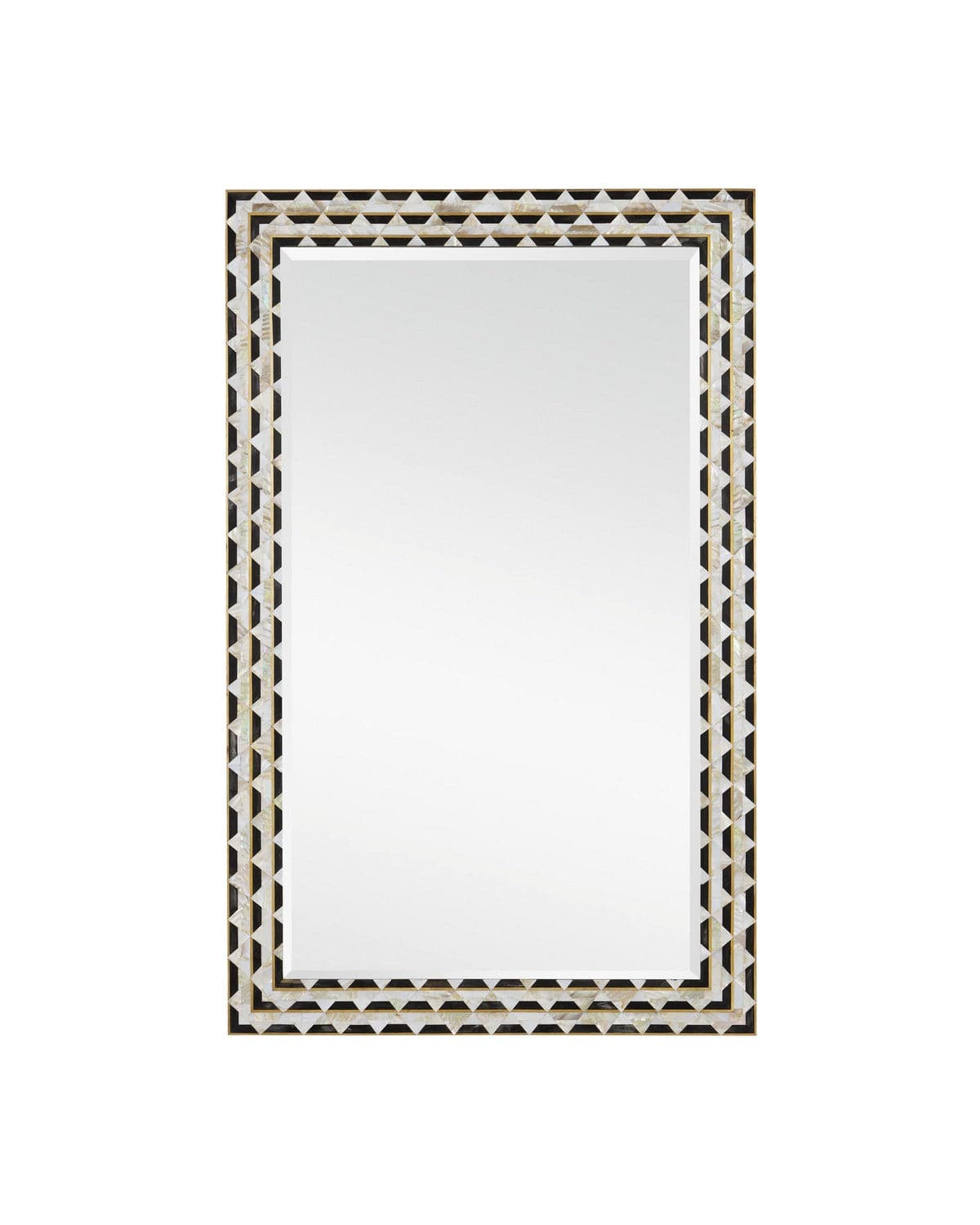 Currey and Company - 1000-0146 - Mirror - Macy - Natural/Brass/Mirror