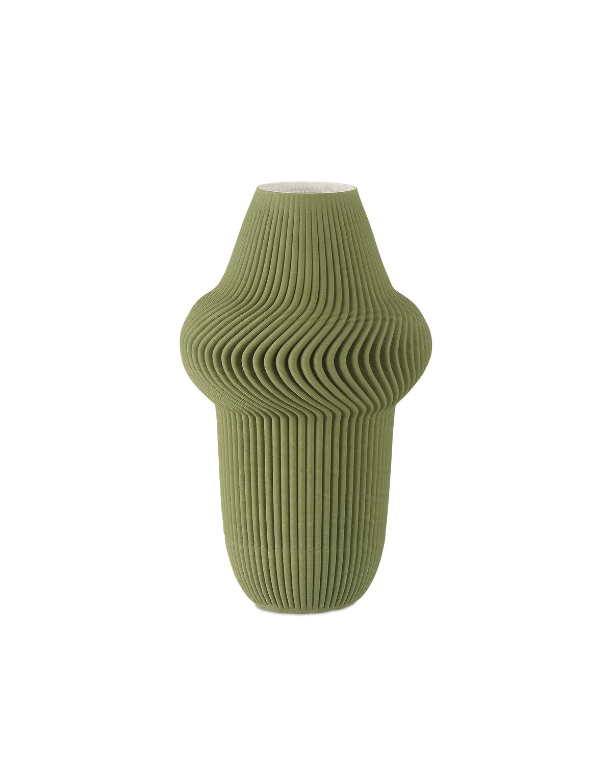 Vase in Green finish