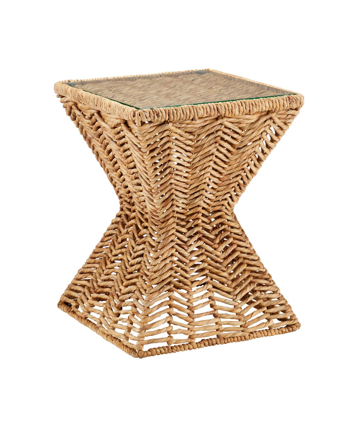 Accent Table in Natural/Clear finish