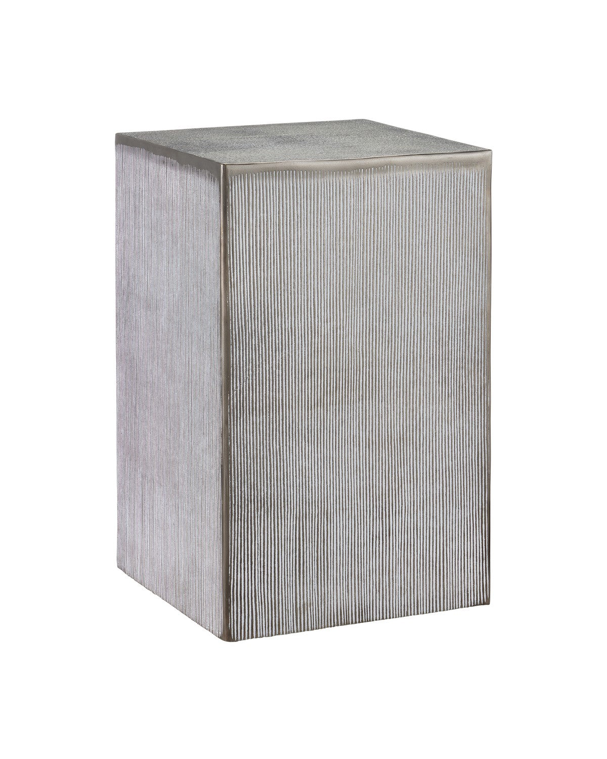 Accent Table from the Robles collection in Graphite/White Patina finish