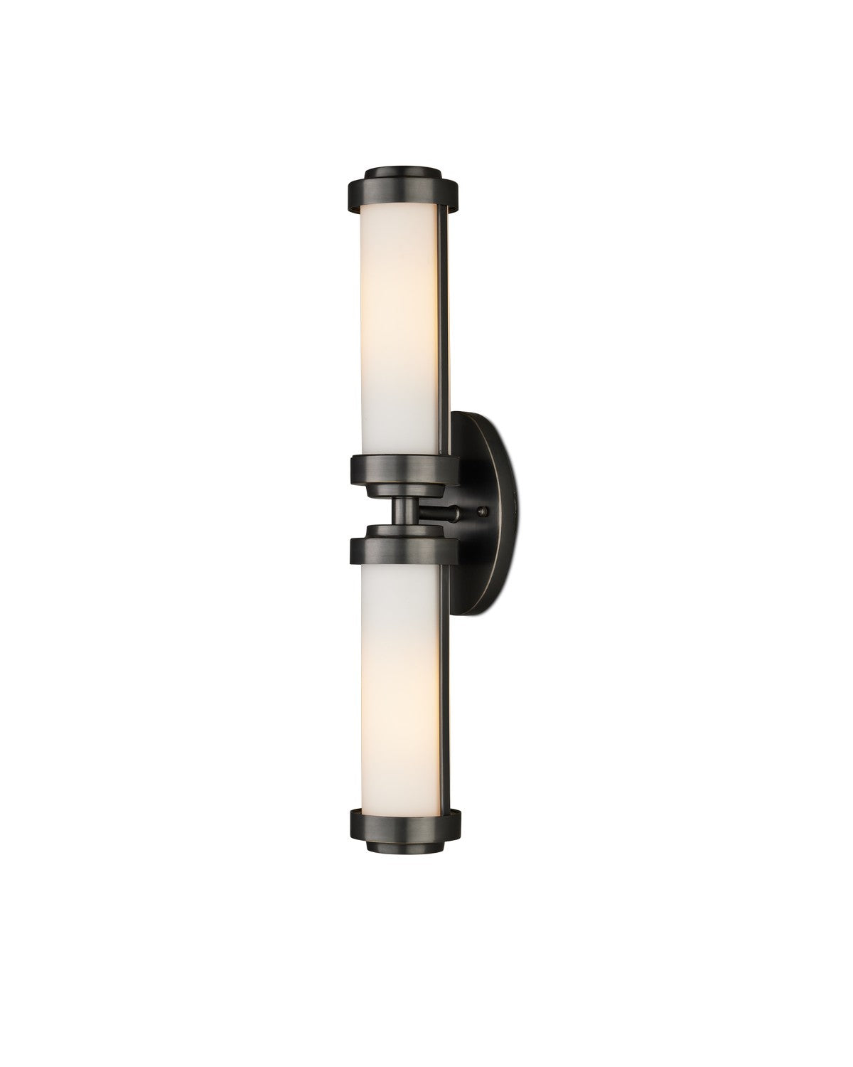 Two Light Wall Sconce in Oil Rubbed Bronze/Opaque finish