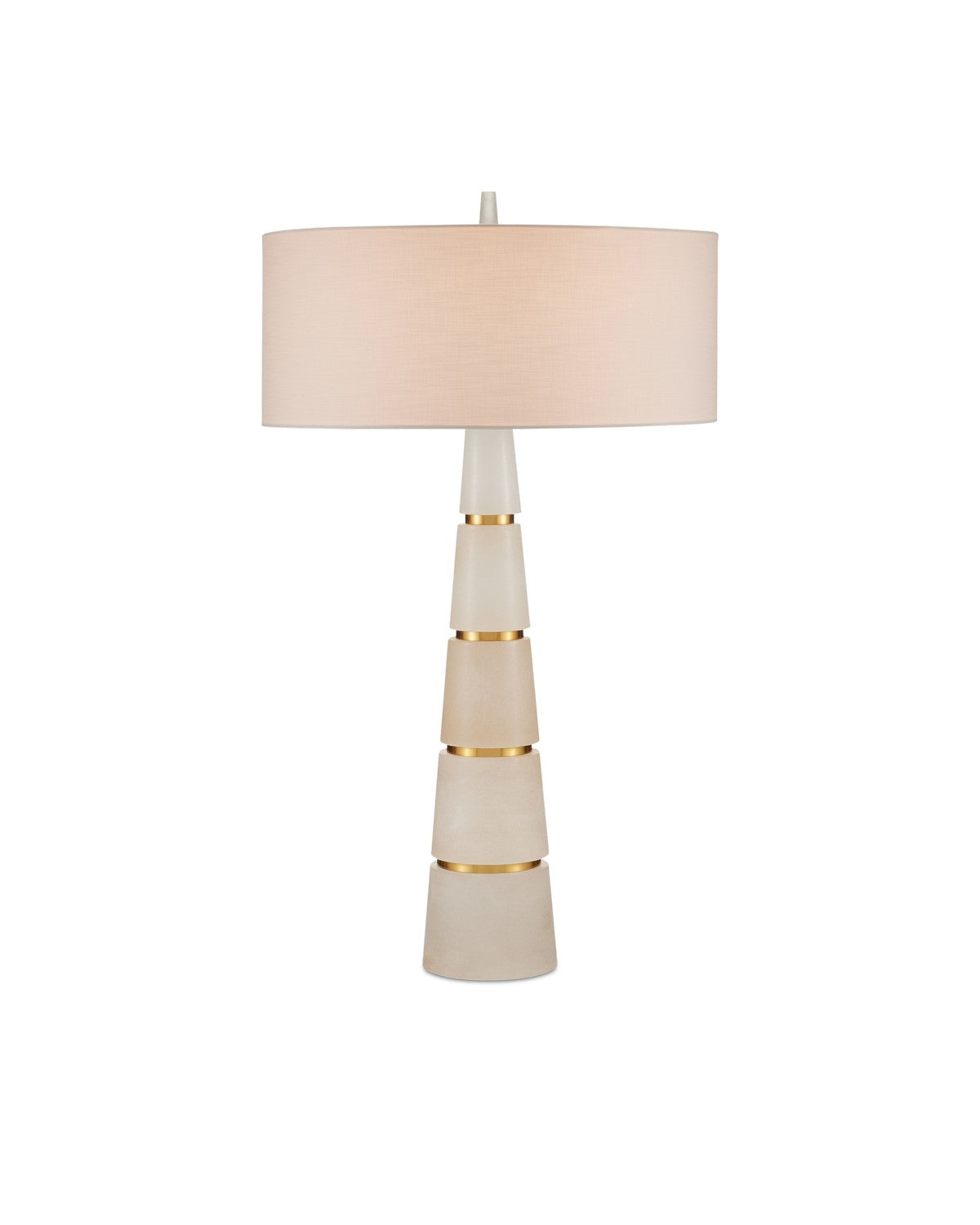 Two Light Table Lamp from the Eleanora collection in Natural/Natural Brass finish