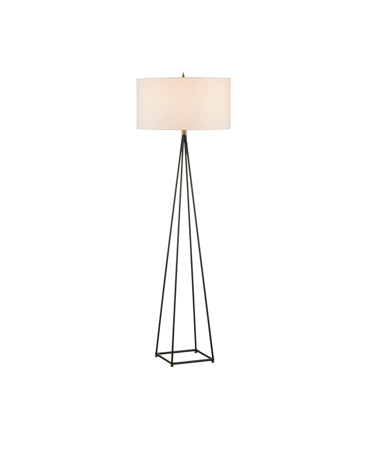 One Light Floor Lamp from the Fiction collection in Bronze/Antique Brass finish