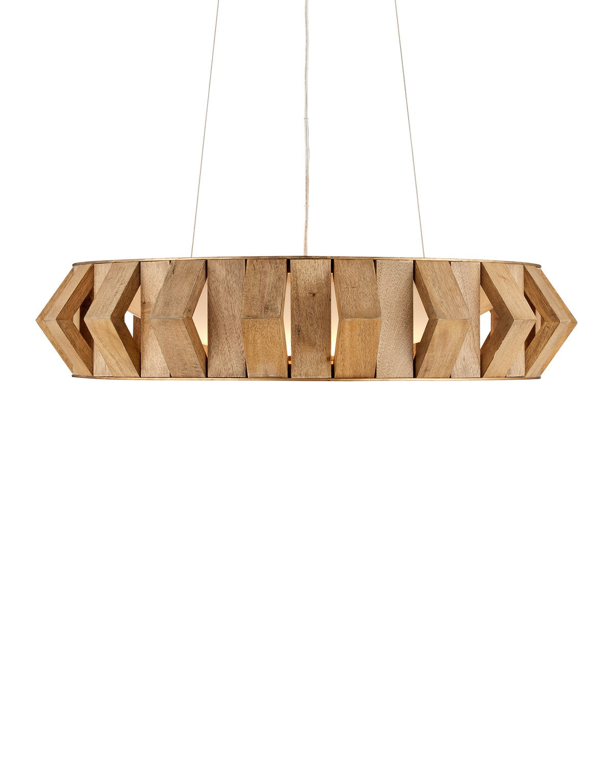 One Light Chandelier from the Plunge collection in Toffee/Brass/White finish