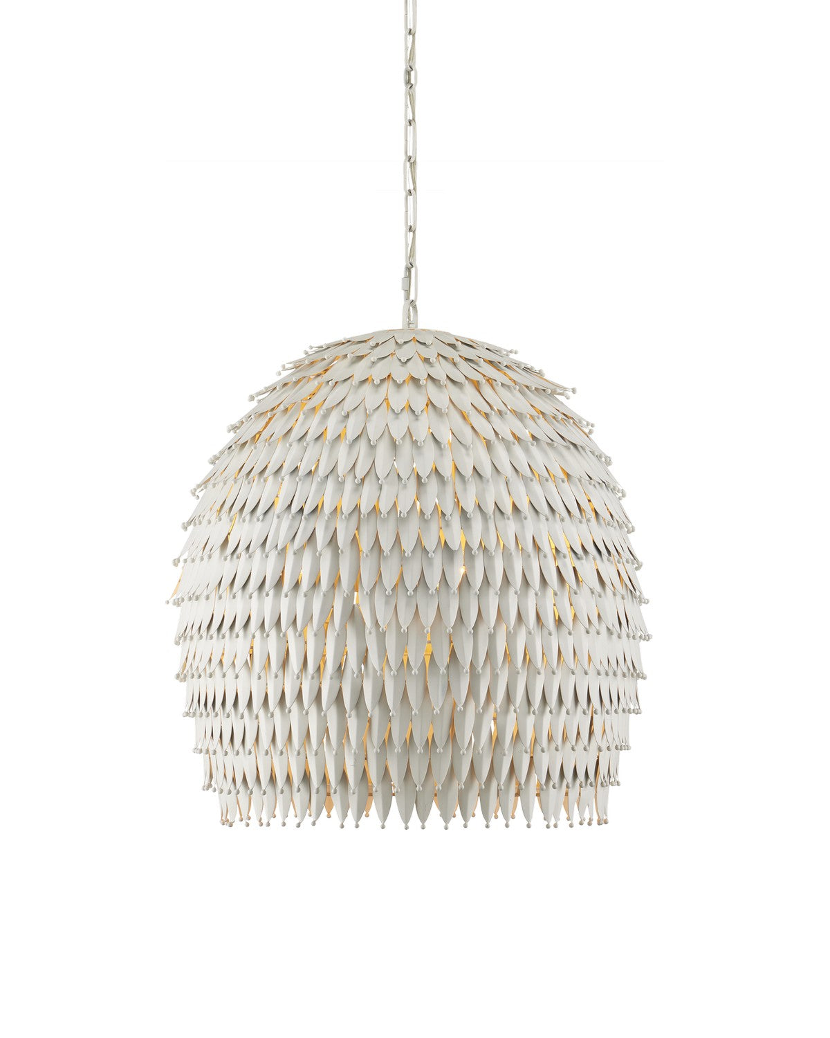 Three Light Pendant from the Overlay collection in White finish