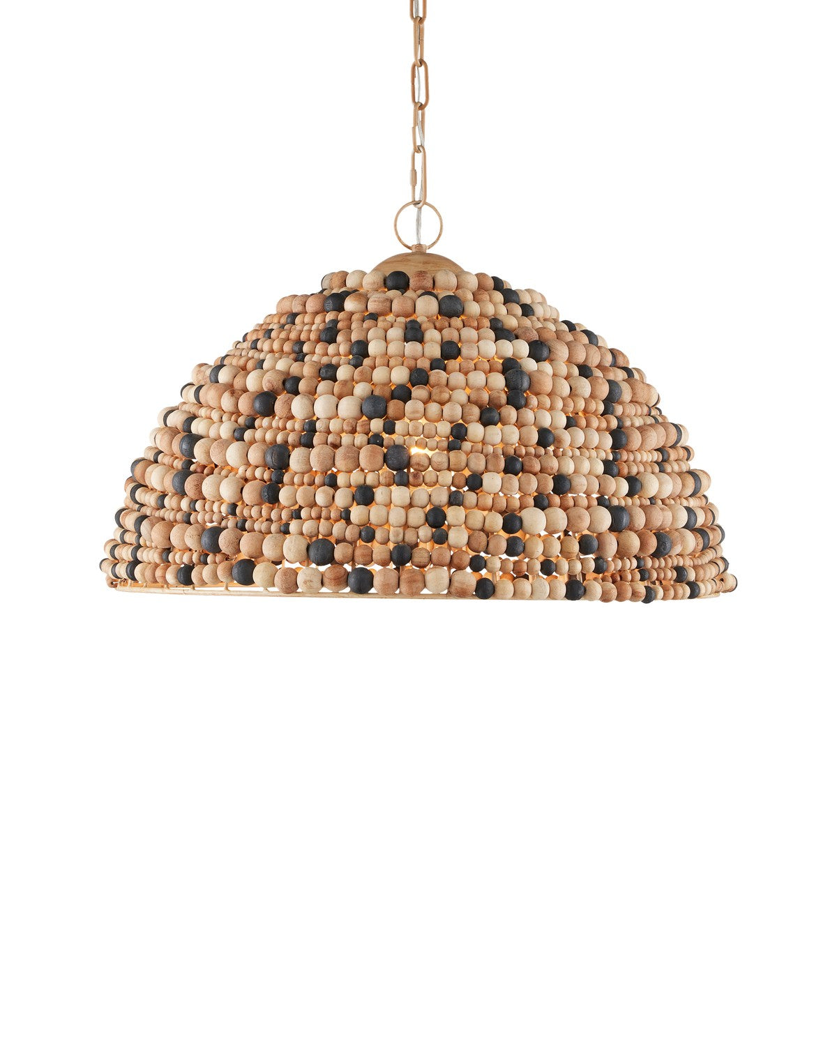 One Light Pendant from the Medley collection in Natural/Tan/Black/Coco Cream finish