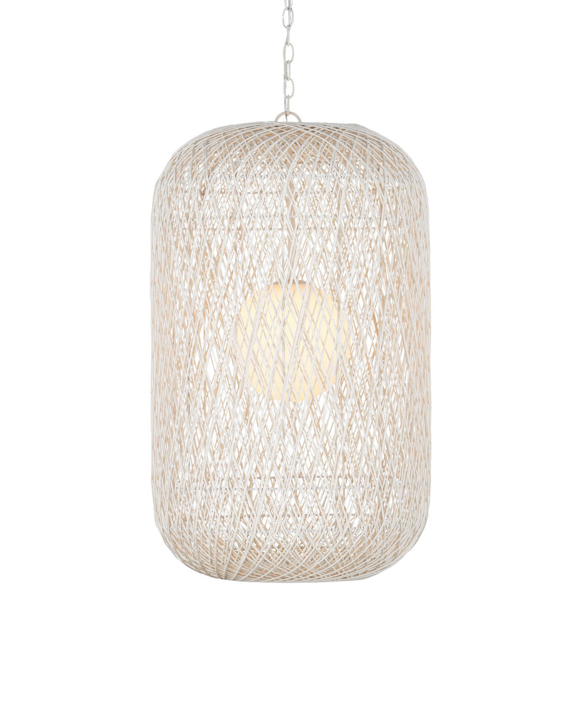 One Light Pendant in Cream/Vanilla/White finish