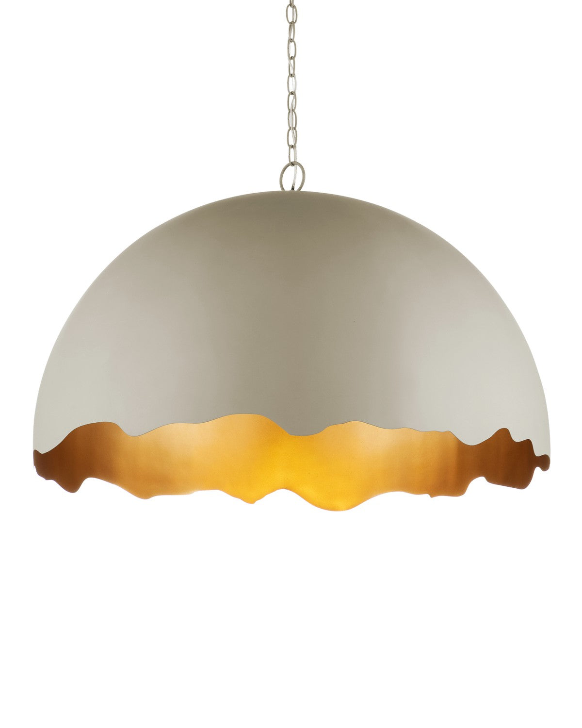 One Light Pendant in Smoky Olive/Contemporary Gold finish