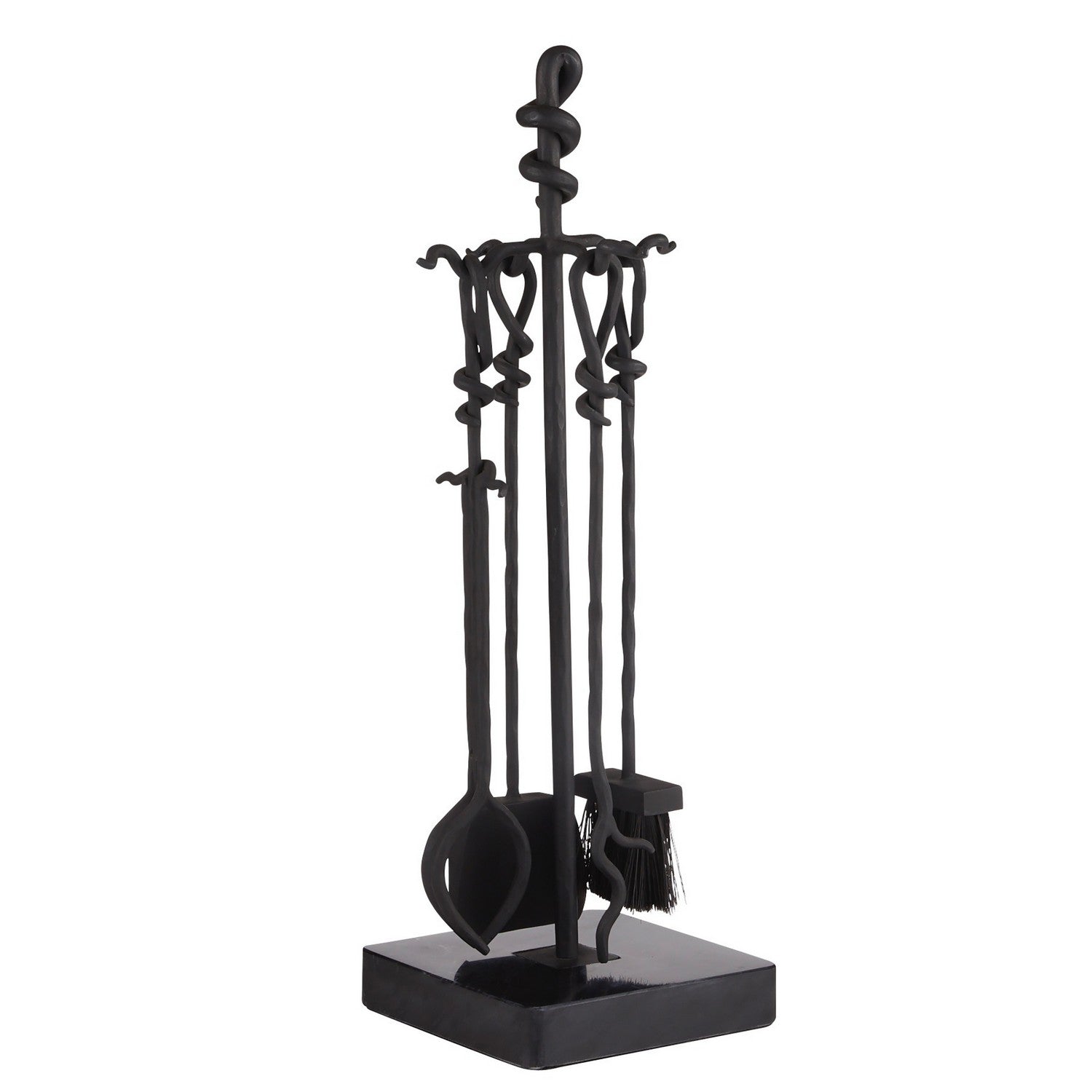 Fireplace Toolset from the Denison collection in Blackened Iron finish