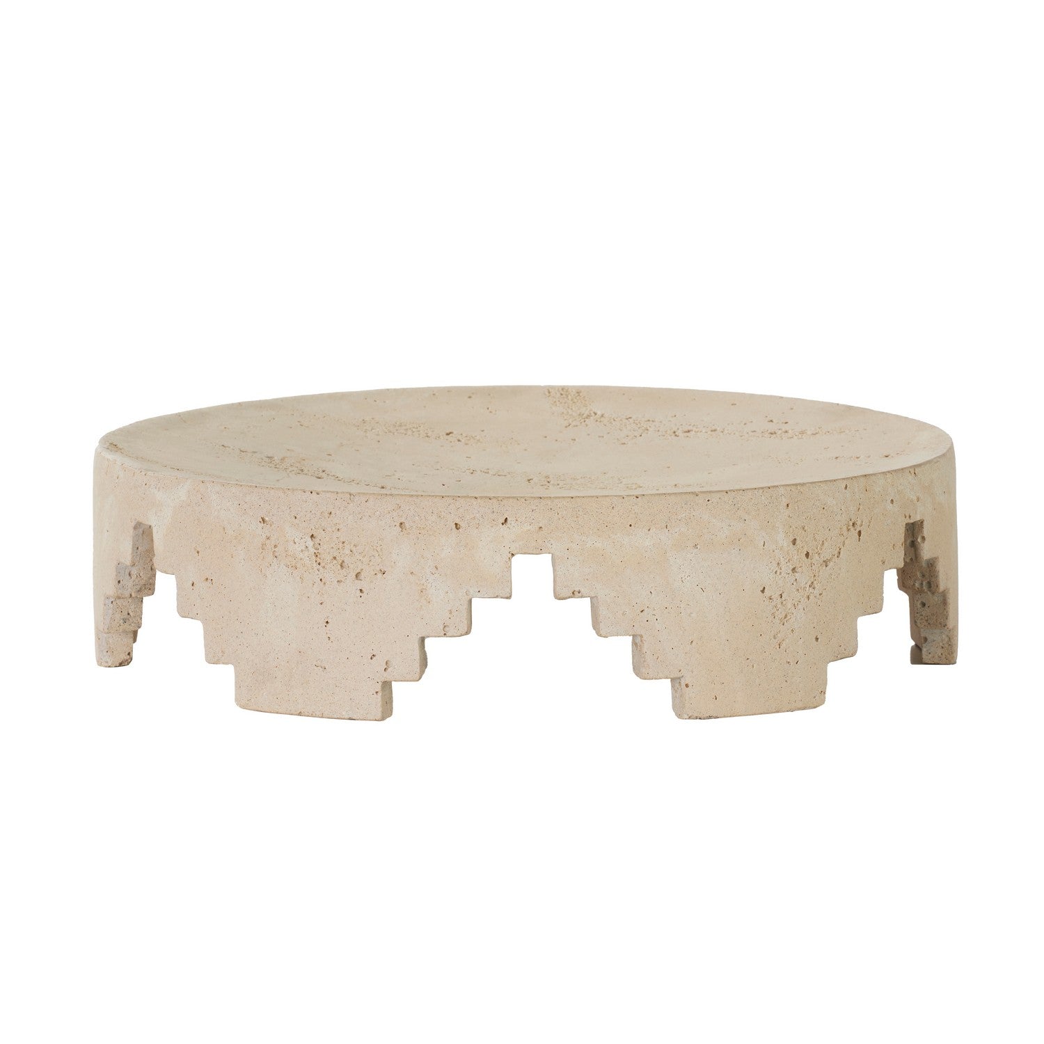 Centerpiece from the Cornwall collection in Faux Travertine finish