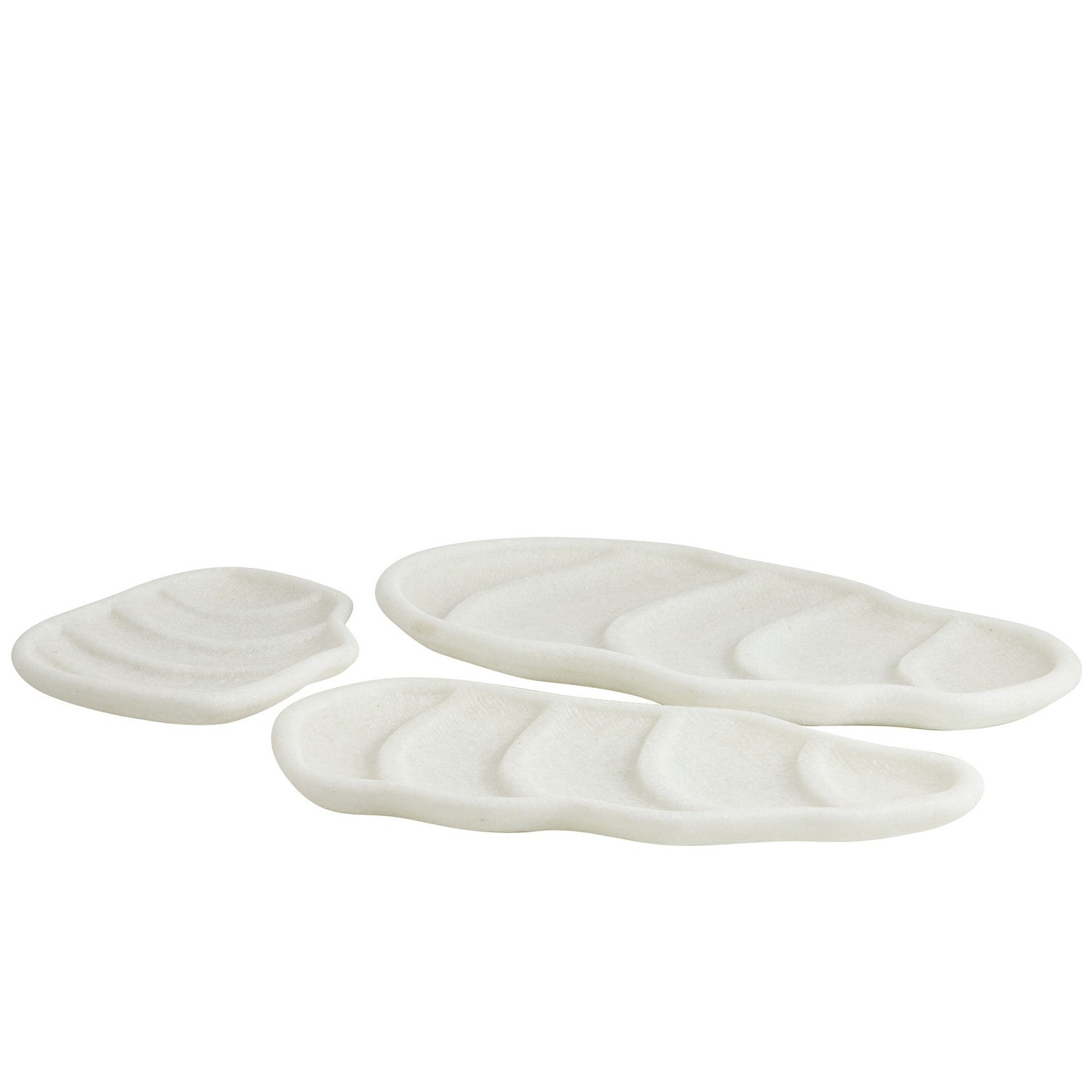 Trays, Set of 3 from the Chesapeake collection in Ivory finish