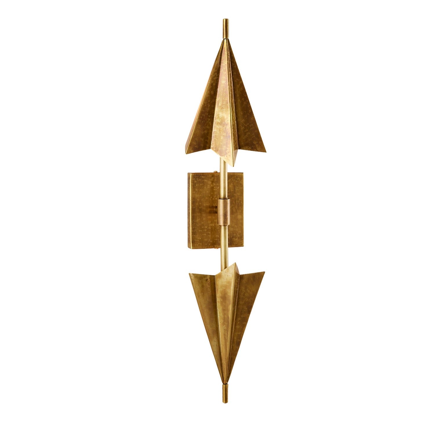 Two Light Wall Sconce from the Canary collection in Antique Brass finish