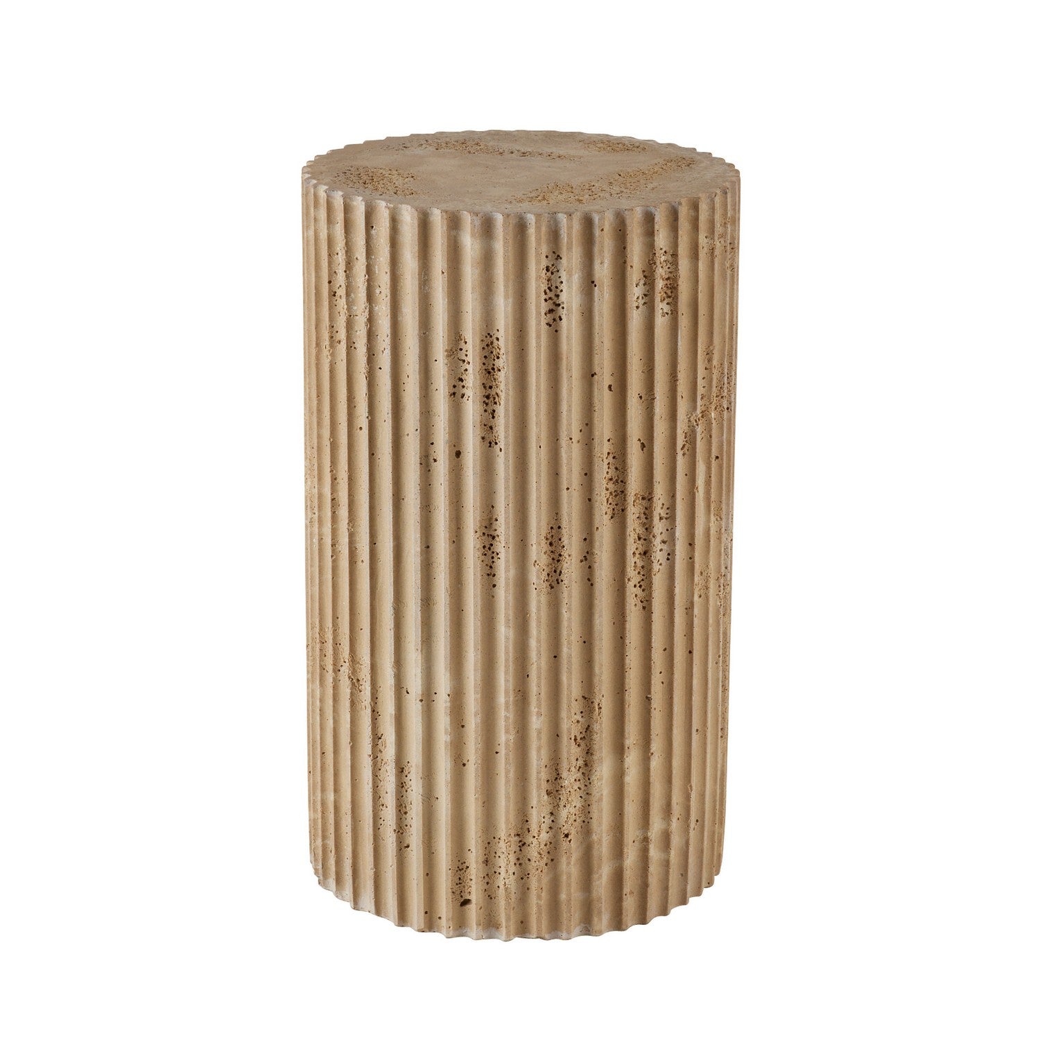 Accent Table from the Carmello collection in Chai Travertine finish