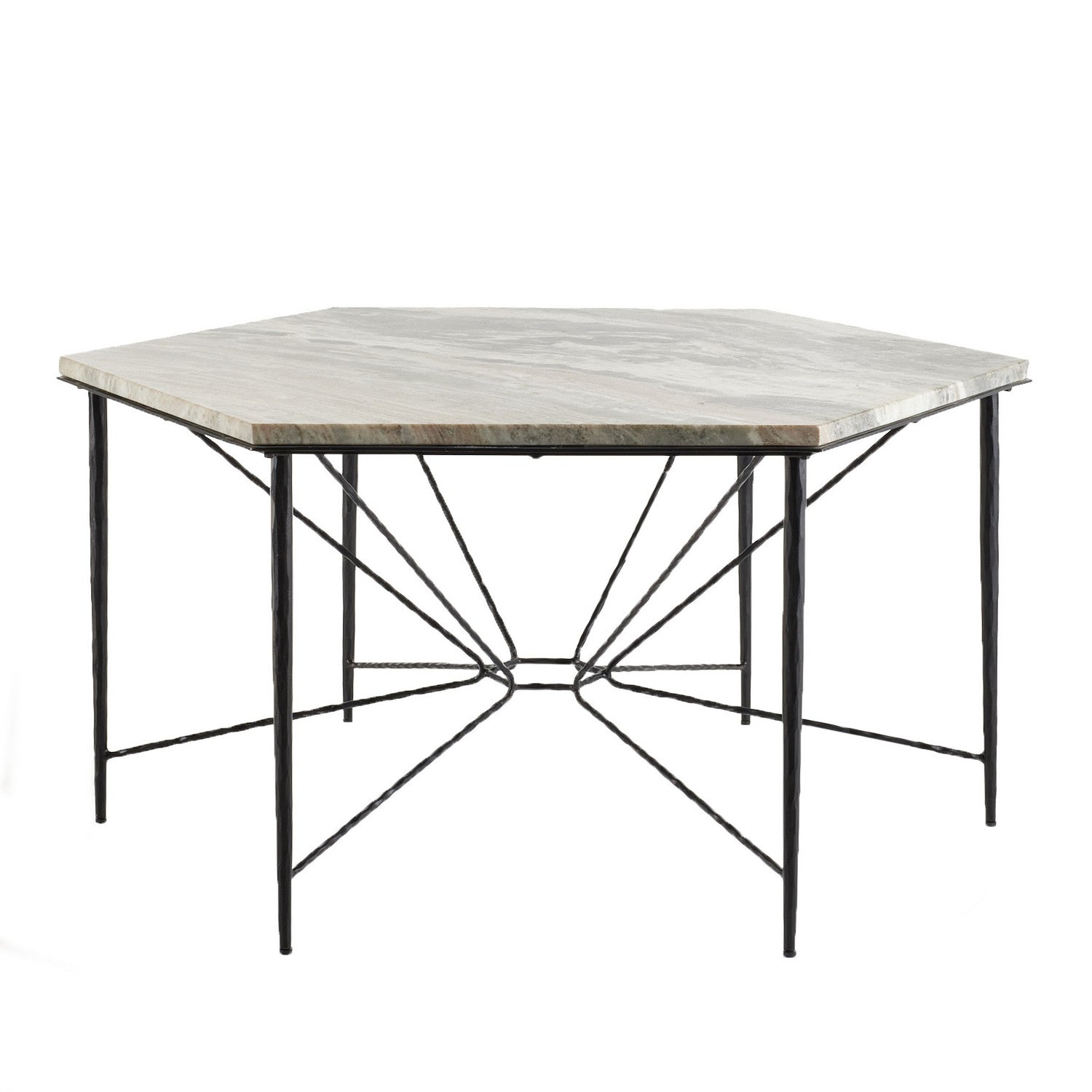 Dining Table from the Estrella collection in Toronto/Blackened Iron finish