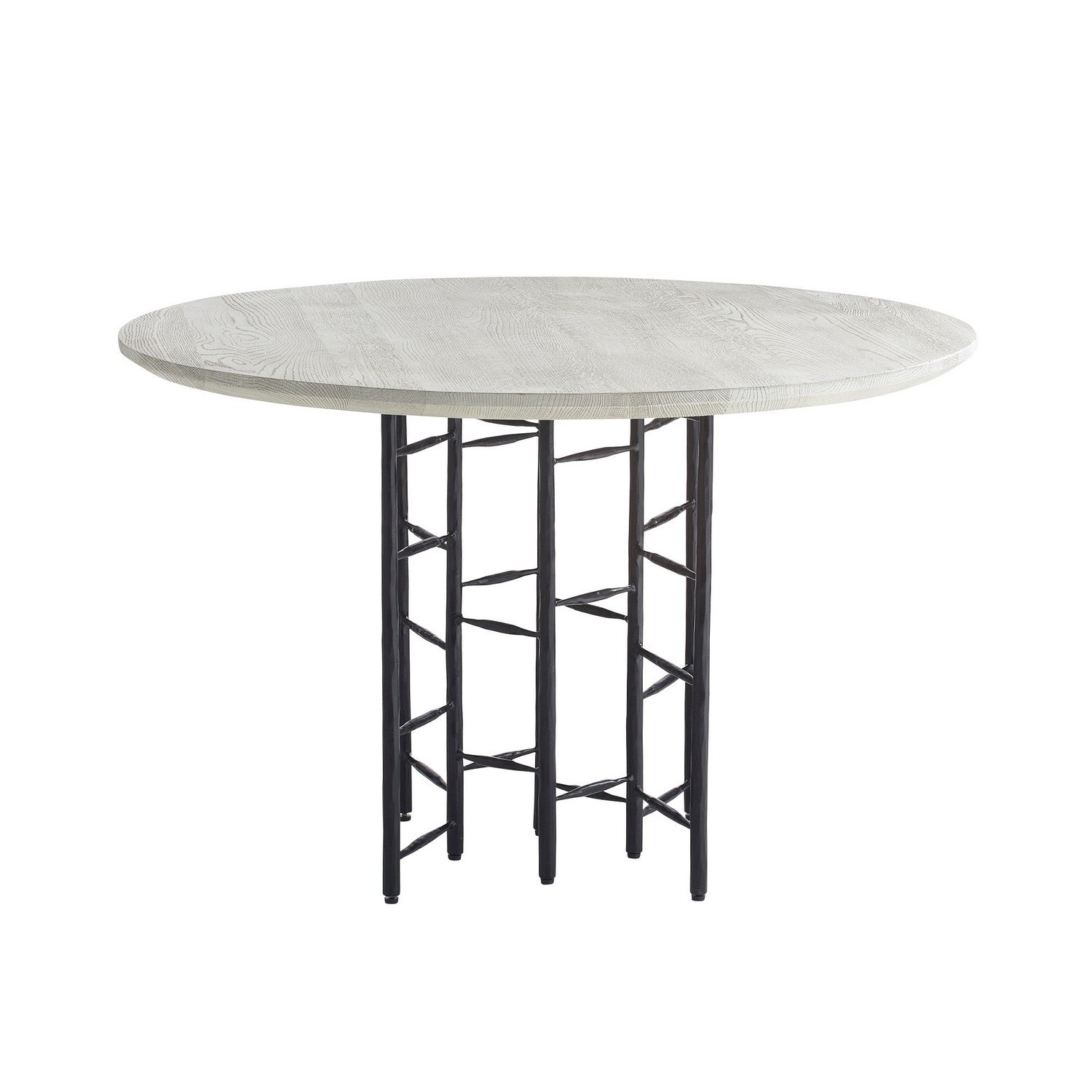 Entry Table from the Enito collection in Smoke/Blackened Iron finish