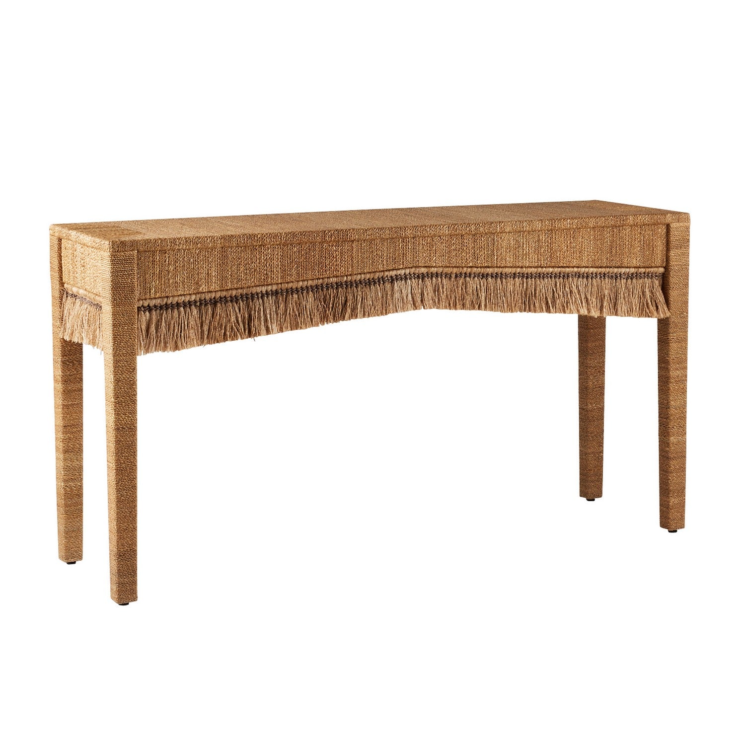 Console from the Kai collection in Natural Abaca finish