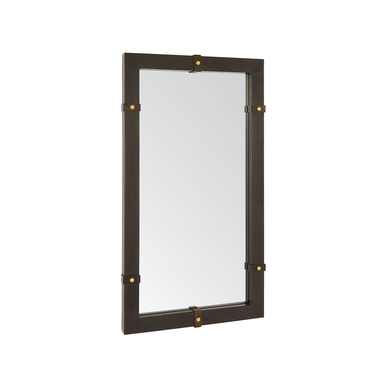 Mirror from the Cambridge collection in English Bronze/Antique Brass/Plain finish