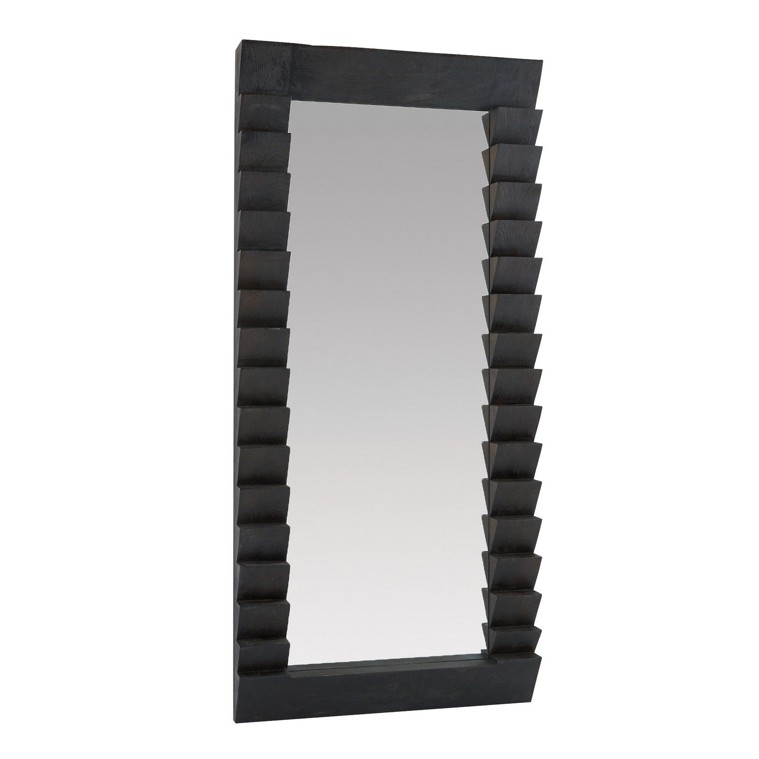 Floor Mirror from the Elkins collection in Ebony/Plain finish