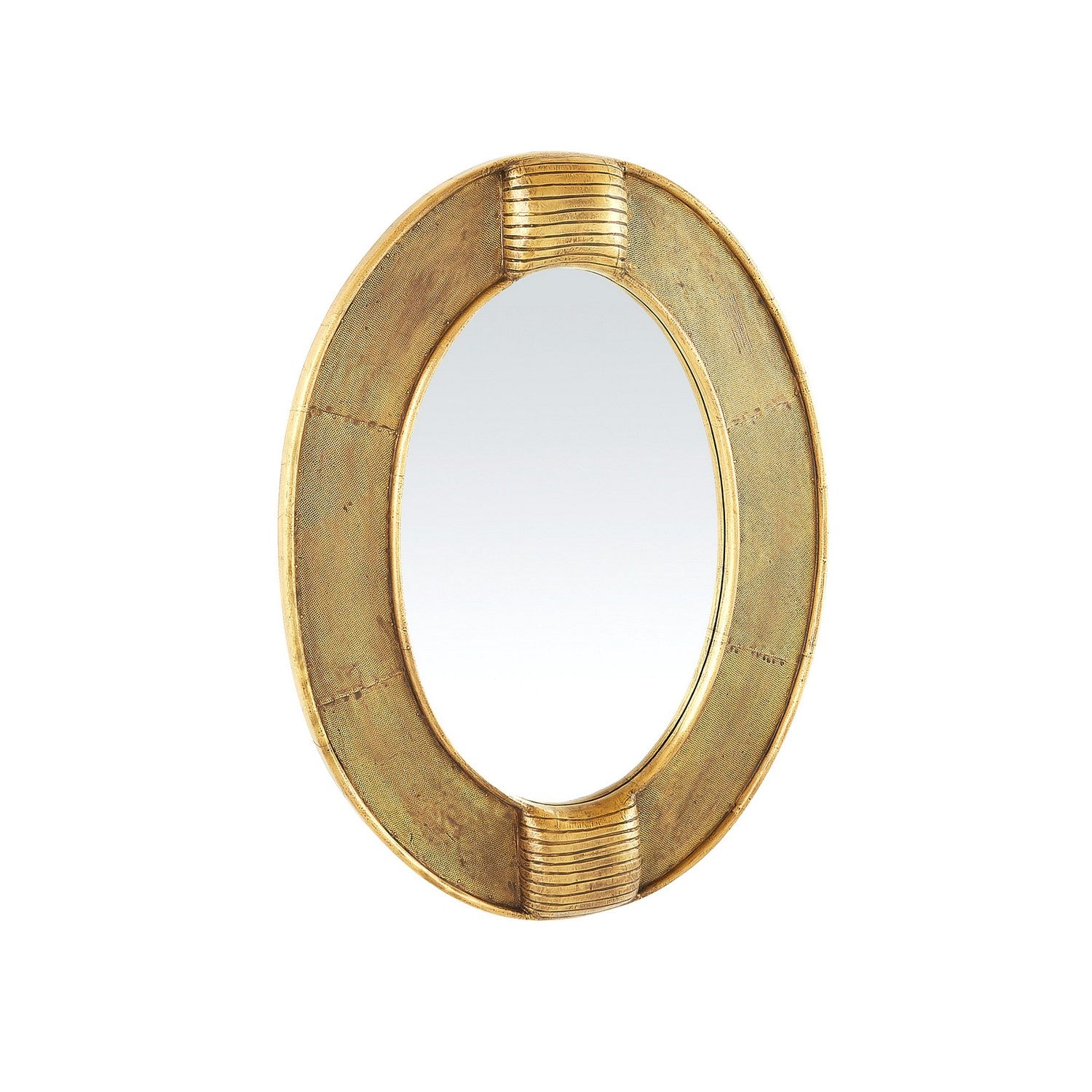 Mirror from the Eagan collection in Antique Brass/Plain finish