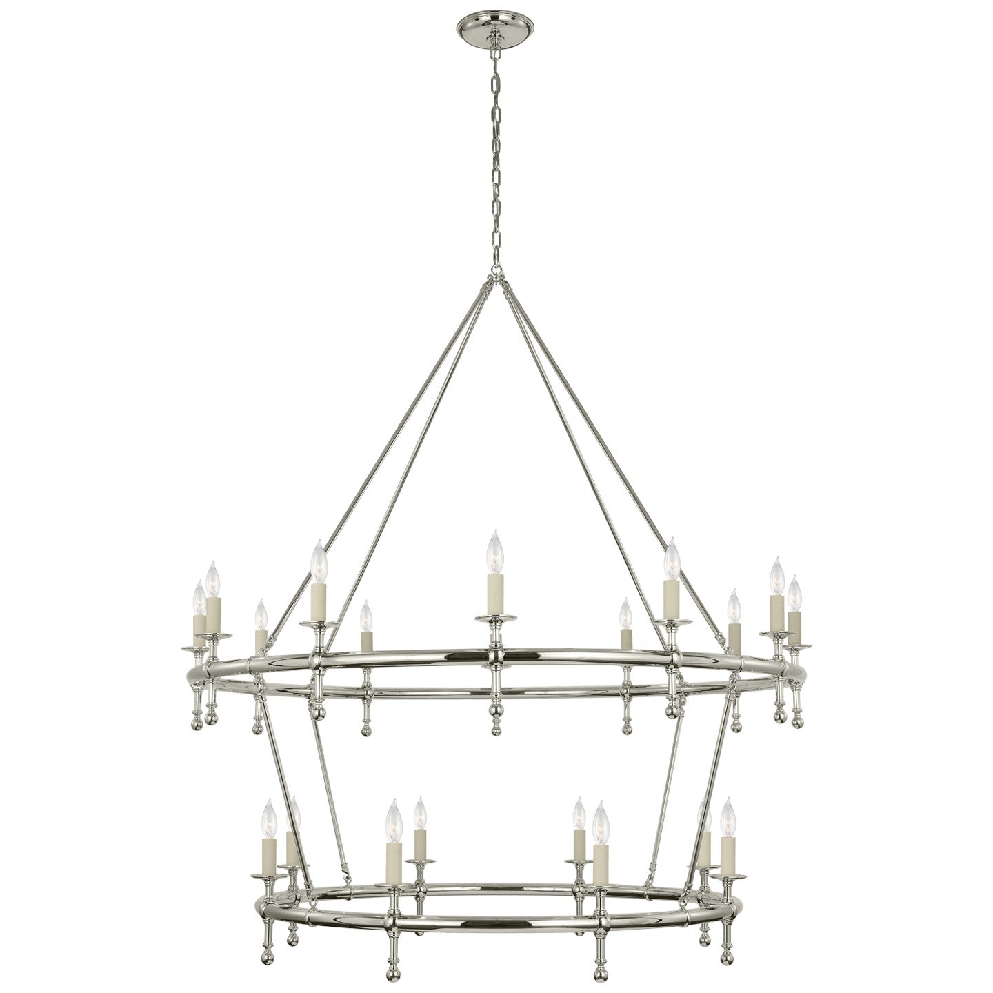 Visual Comfort Signature - CHC 5825PN - LED Chandelier - Classic - Polished Nickel