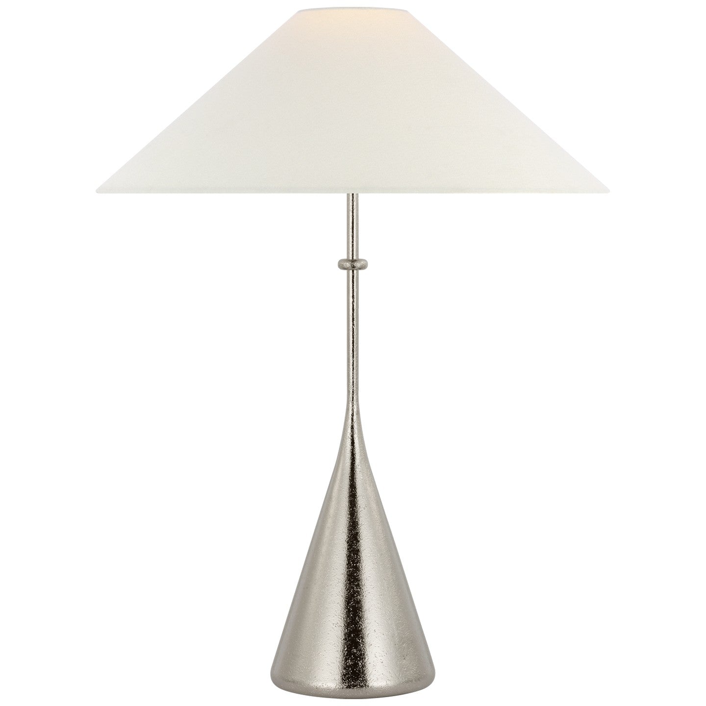 Visual Comfort Signature - KW 3710MPN-L - LED Table Lamp - Zealous - Museum Nickel