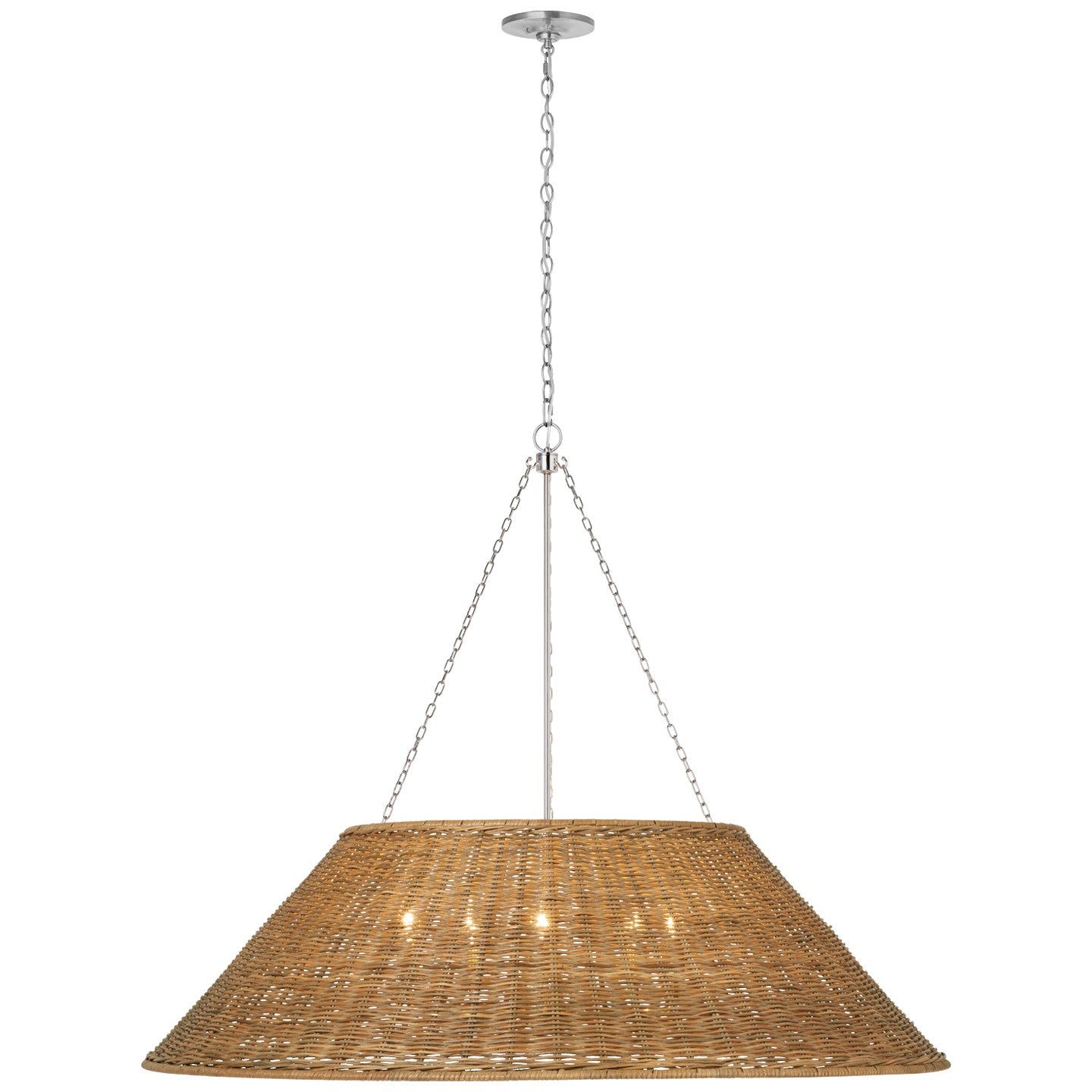 Visual Comfort Signature - MF 5038PN-NTW - LED Pendant - Corinne - Polished Nickel