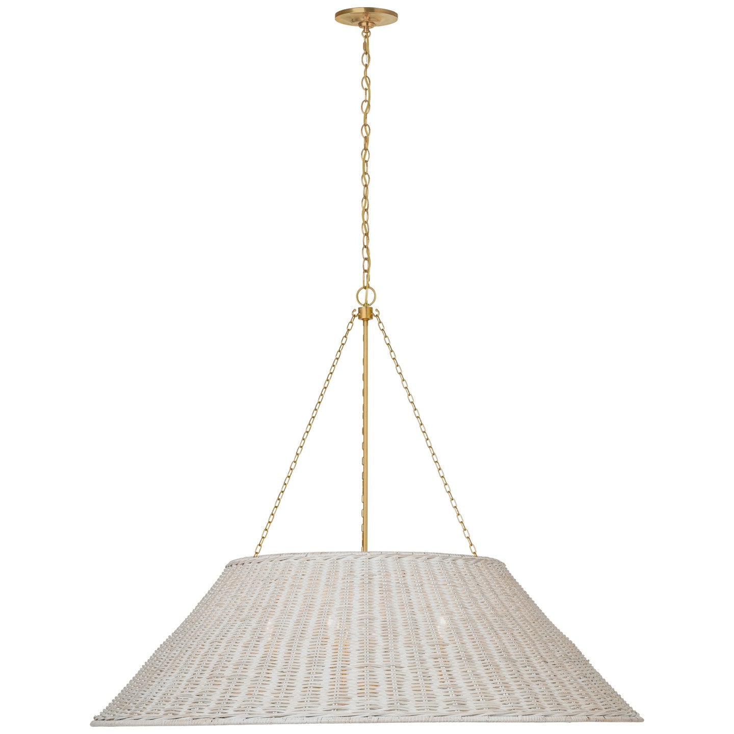 Visual Comfort Signature - MF 5038SB-WW - LED Pendant - Corinne - Soft Brass