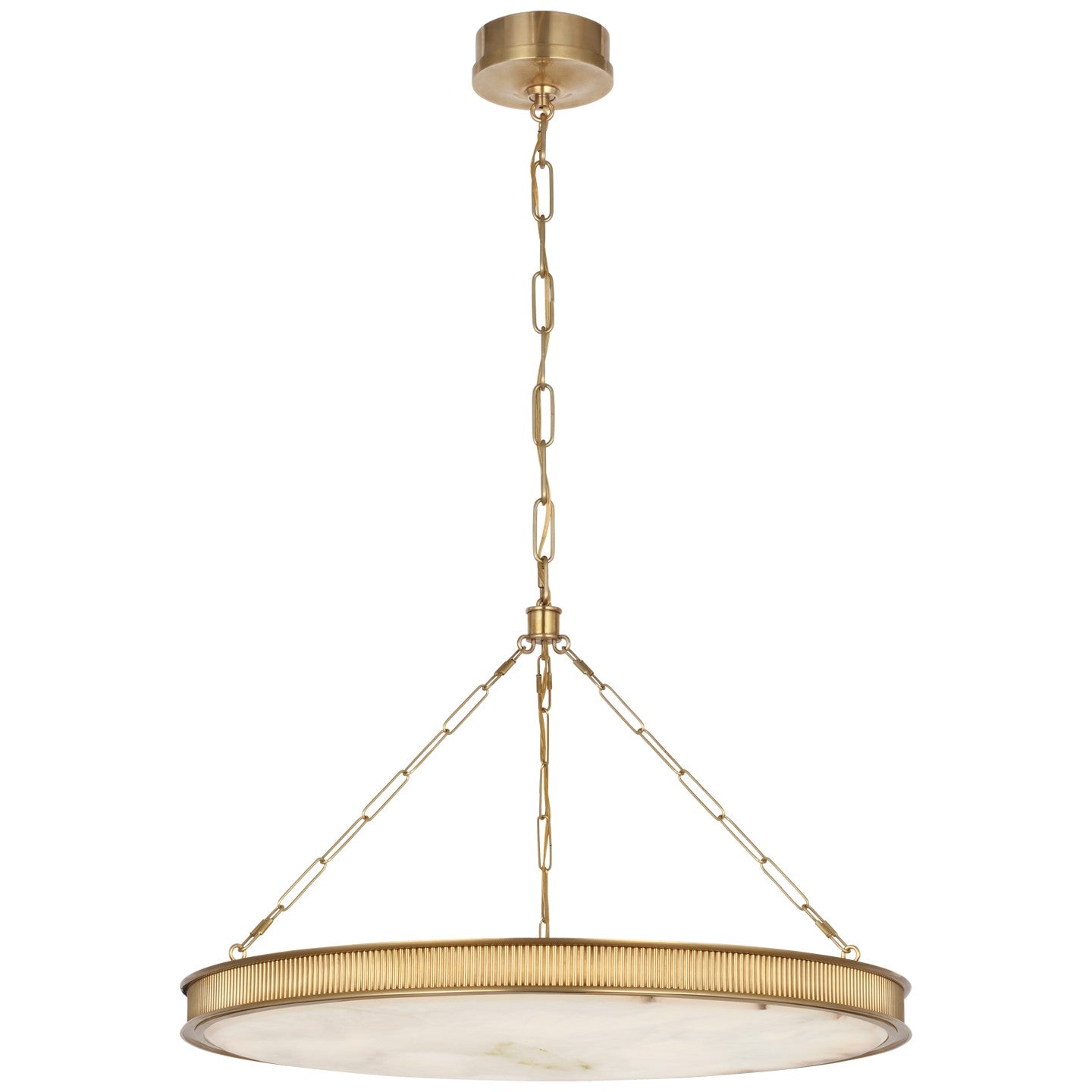 Visual Comfort Signature - MF 5204SB-ALB - LED Chandelier - Matthew - Soft Brass