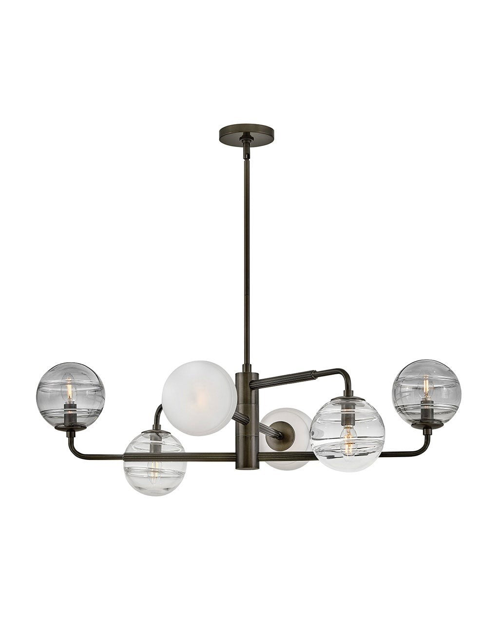 Fredrick Ramond - FR30506BX - LED Chandelier - Oberon - Black Oxide