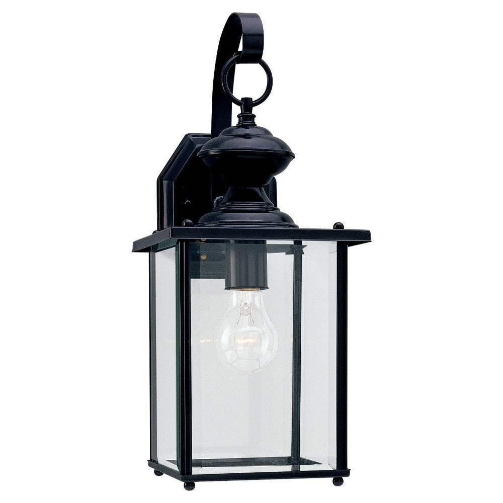 Generation Lighting. - 8458-12 - One Light Outdoor Wall Lantern - Jamestowne - Black