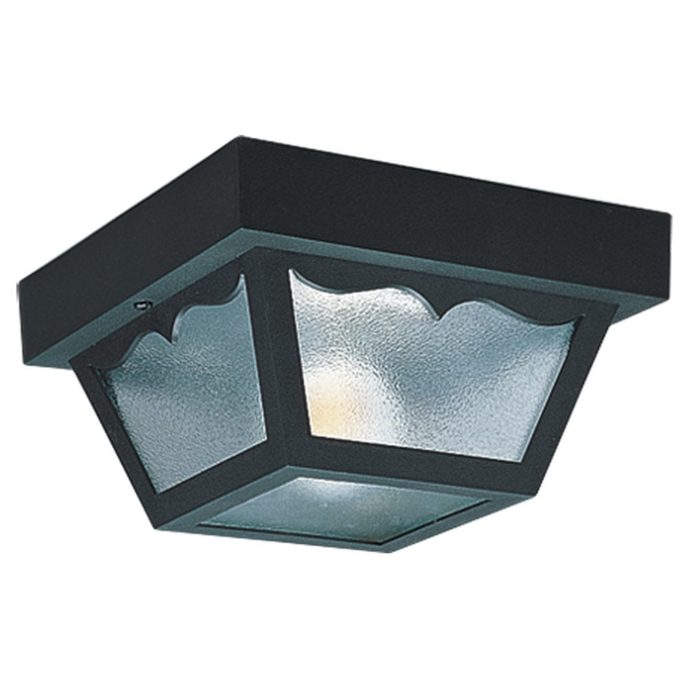 Generation Lighting. - 7567-32 - One Light Outdoor Flush Mount - Outdoor Ceiling - Black