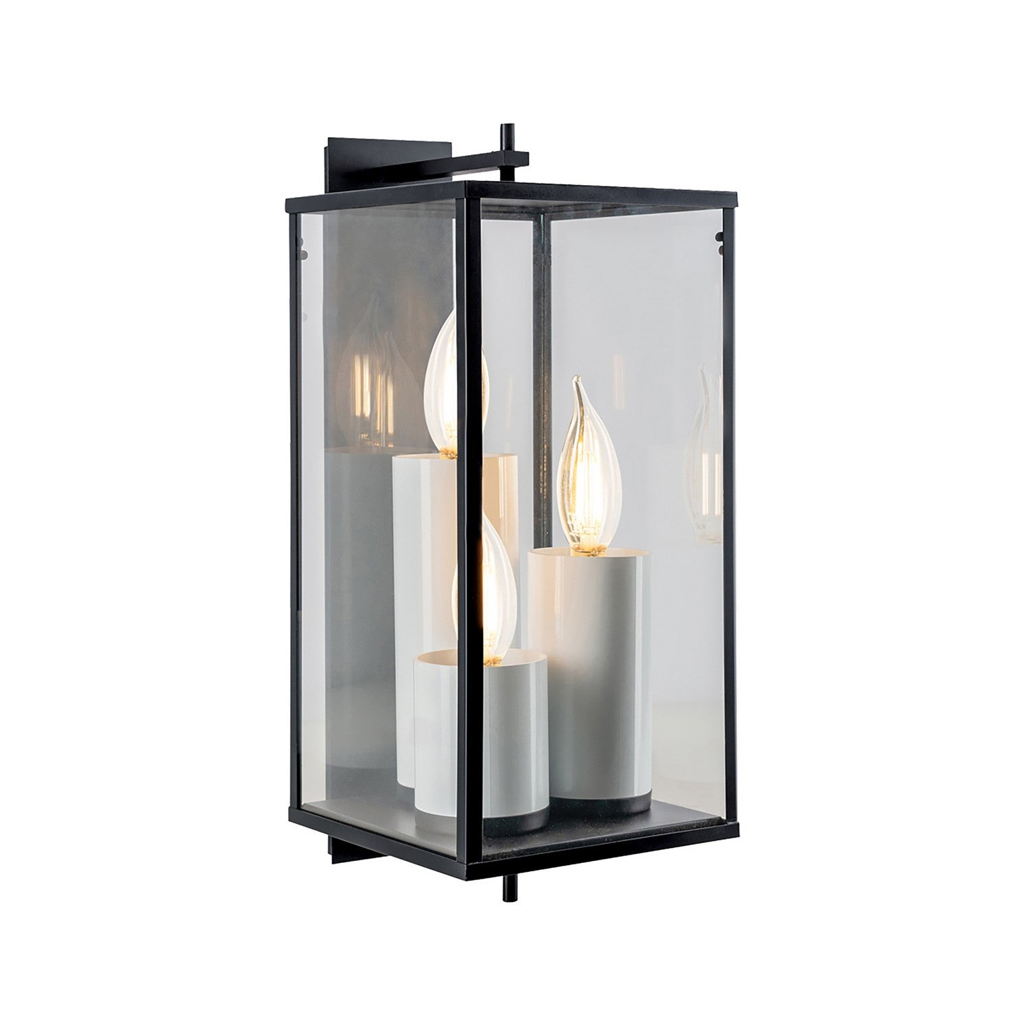 ELK Home - 1151-MB-CL - Three Light Outdoor Wall Sconce - Back Bay - Matte Black