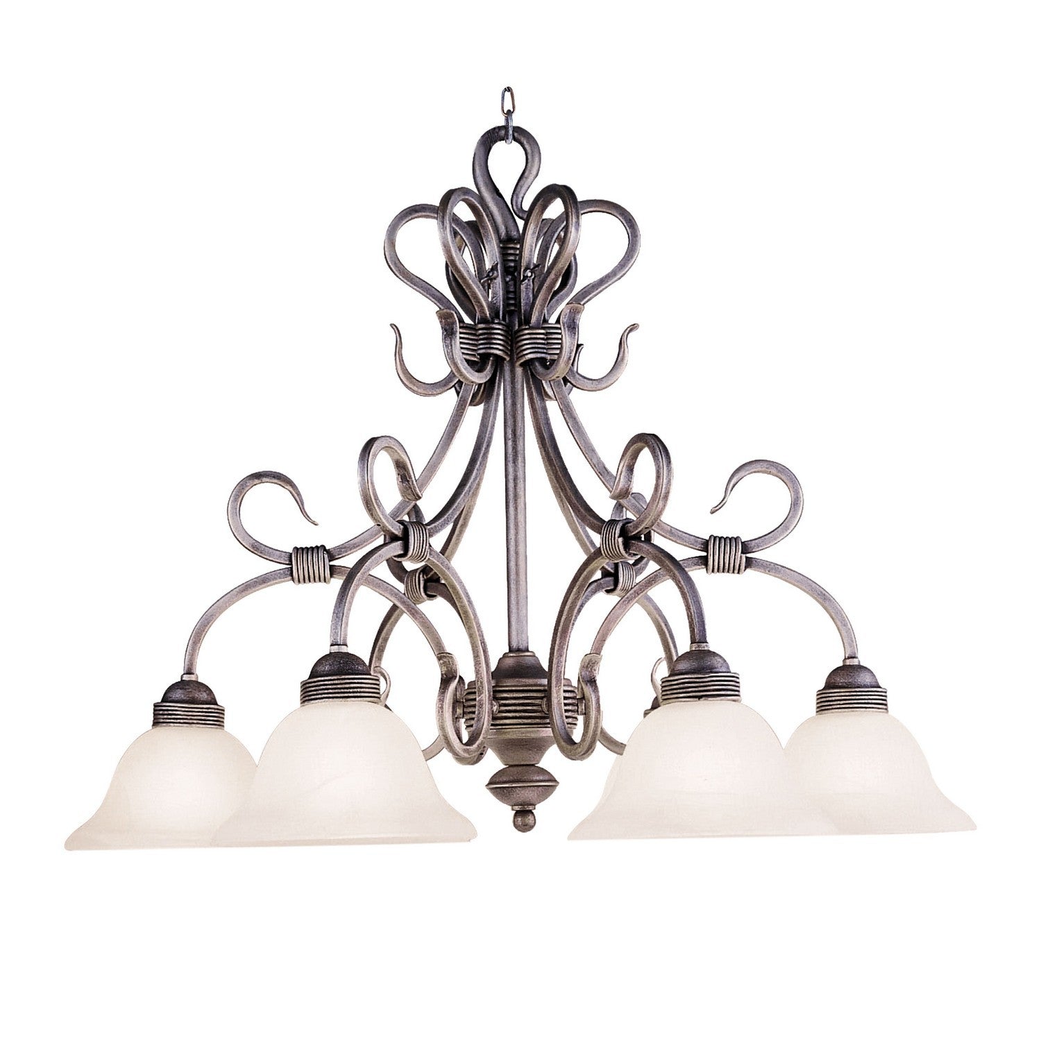 ELK Home - 246-AS - Six Light Chandelier - Buckingham - Antique Silver