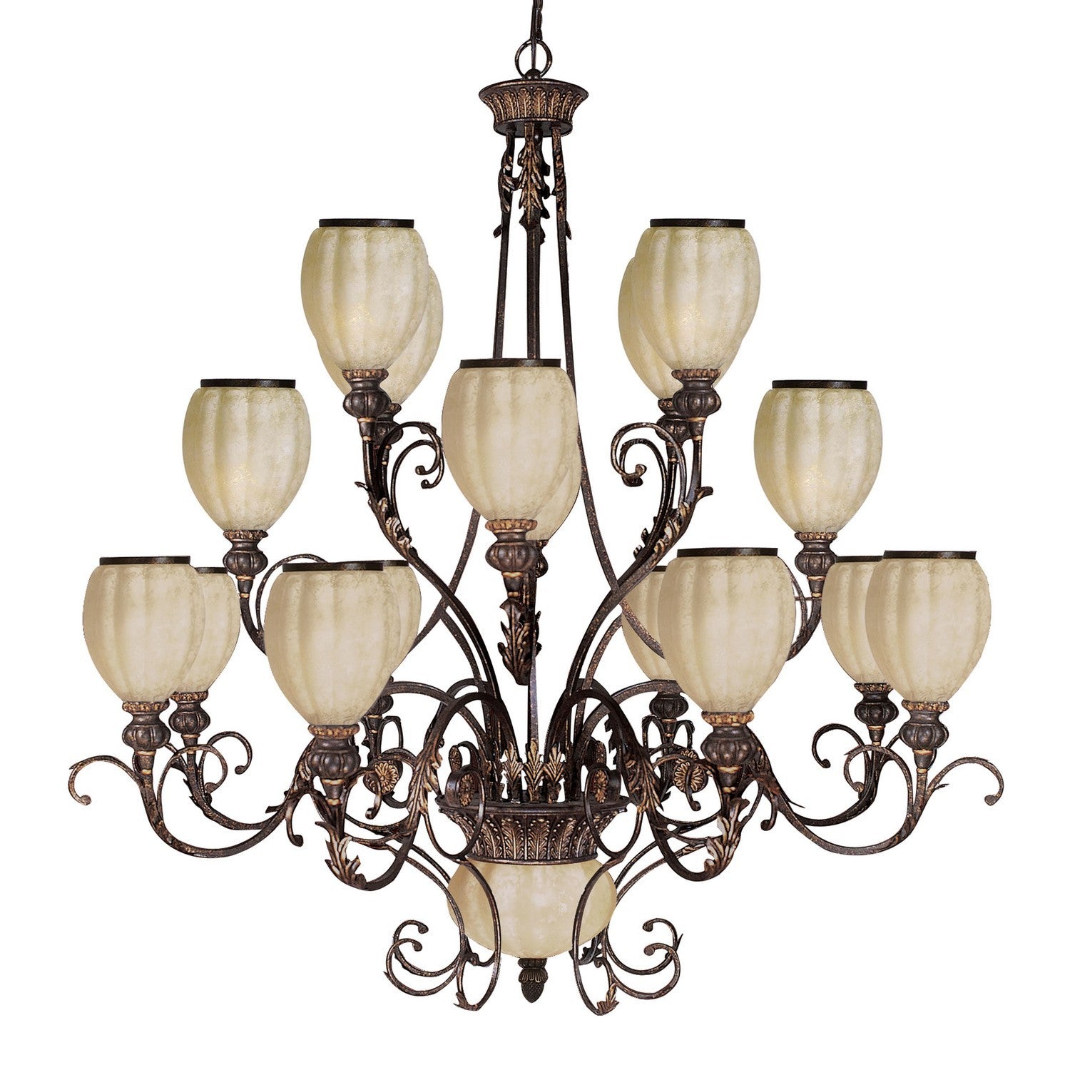 ELK Home - 328-GC-G - 16 Light Chandelier - Carrollton - Golden Bronze