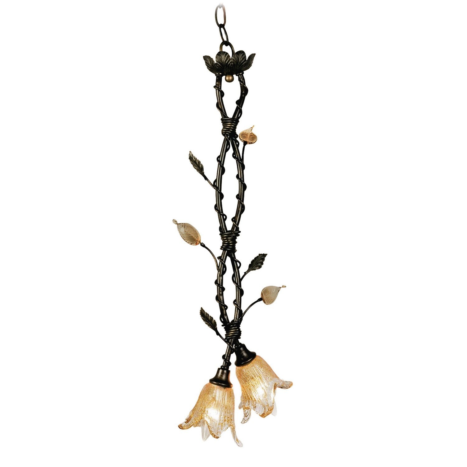 ELK Home - 357-DB - Two Light Mini Pendant - Chantilly - Dark Bronze