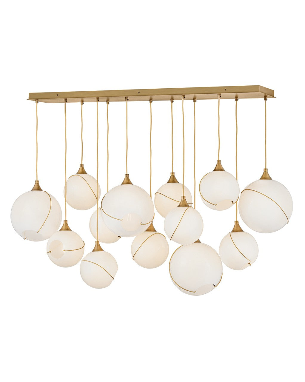 Hinkley - 30305HBR-CO - LED Linear Pendant - Skye - Heritage Brass