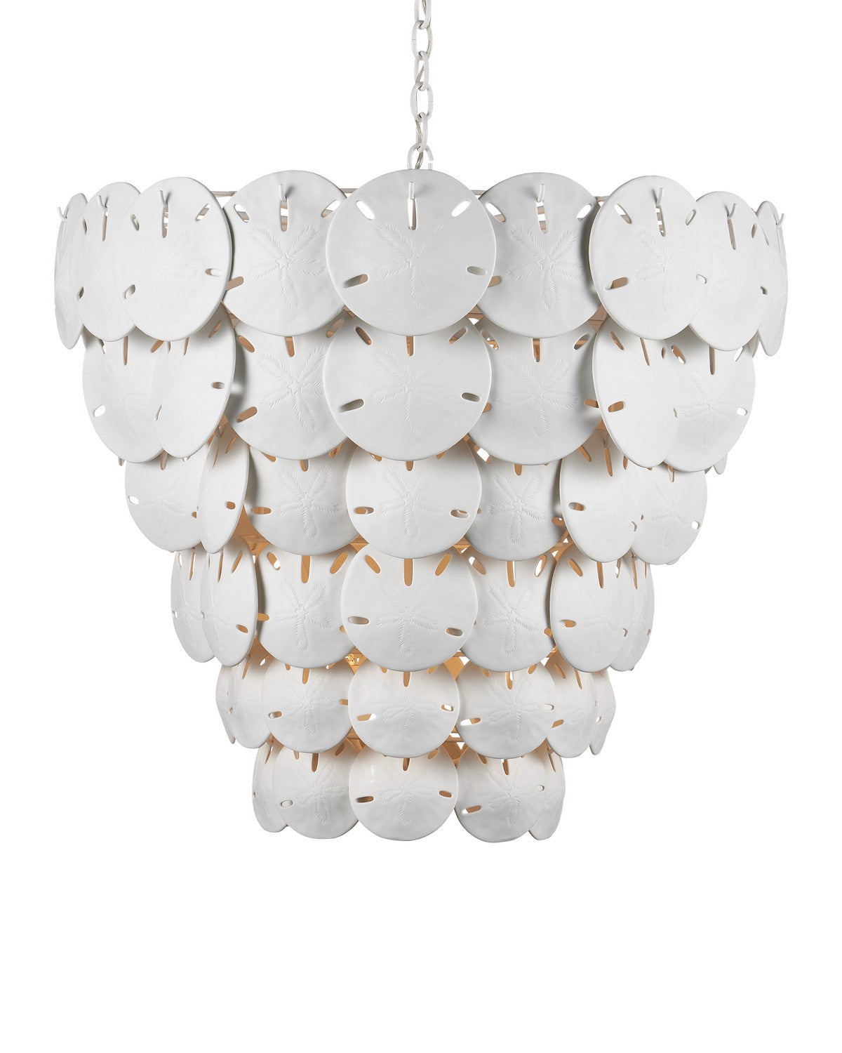 Currey and Company - 9000-1252 - Eight Light Chandelier - Tulum - White / Sugar White