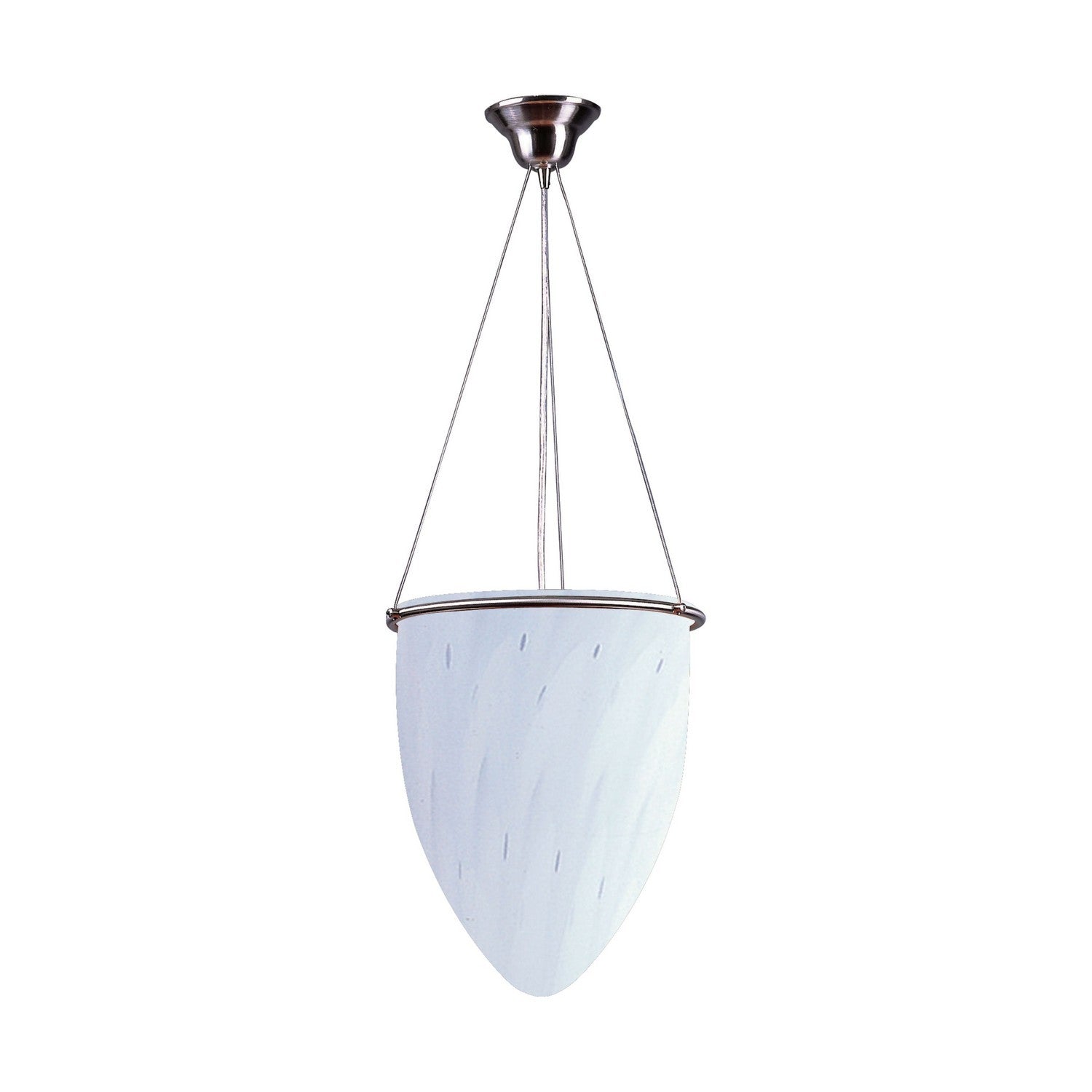 ELK Home - 150-1WH - One Light Pendant - Uovo - Satin Nickel