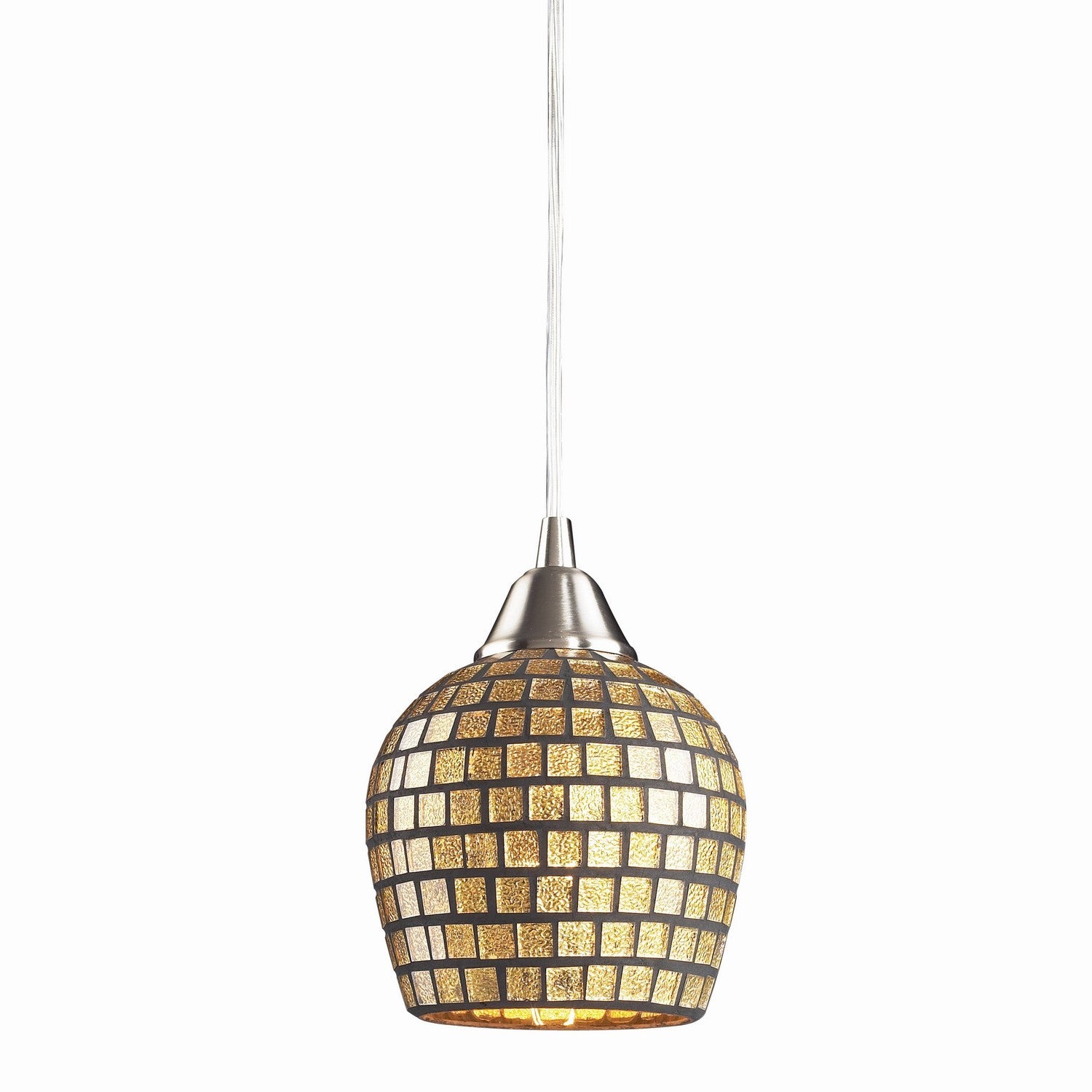 ELK Home - 528-1GLD - One Light Mini Pendant - Fusion - Satin Nickel