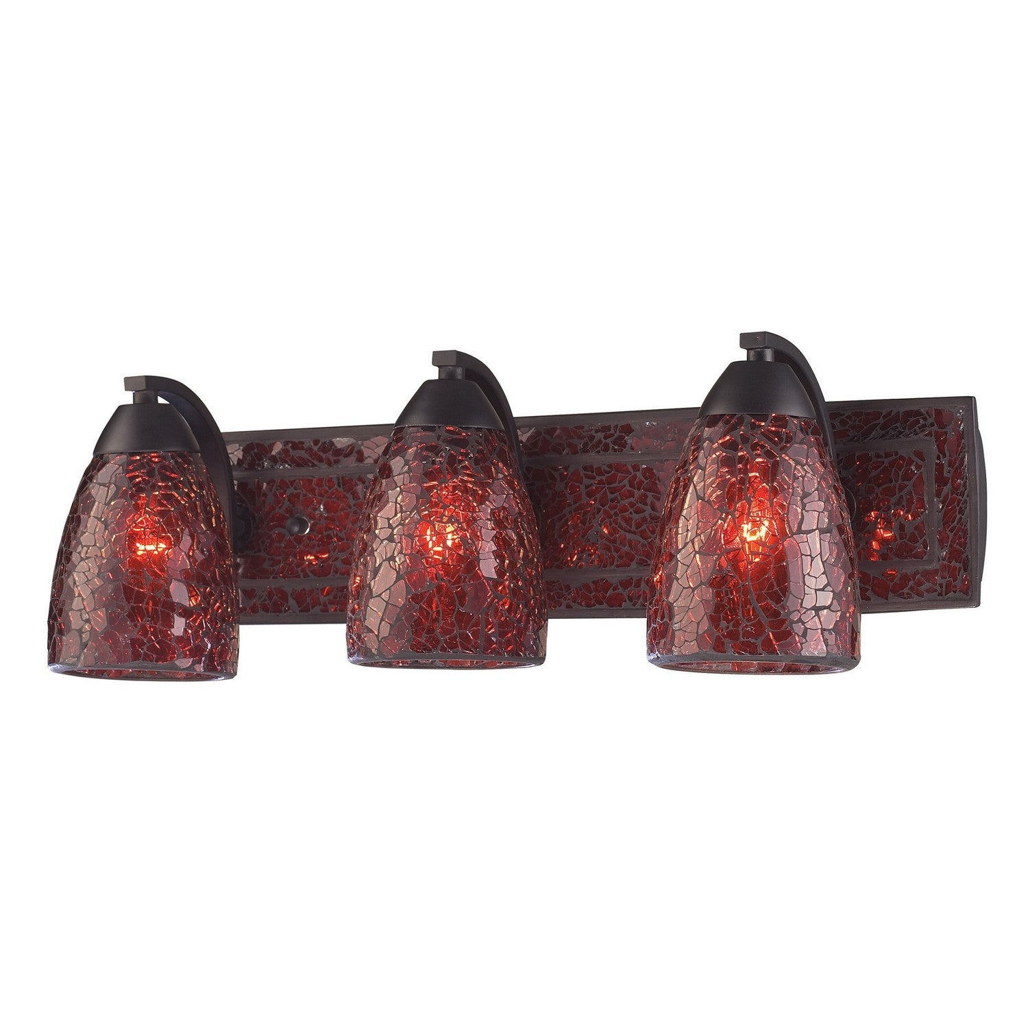 ELK Home - 1302-3RST-RDC - Three Light Vanity - Elegant Bath - Rust