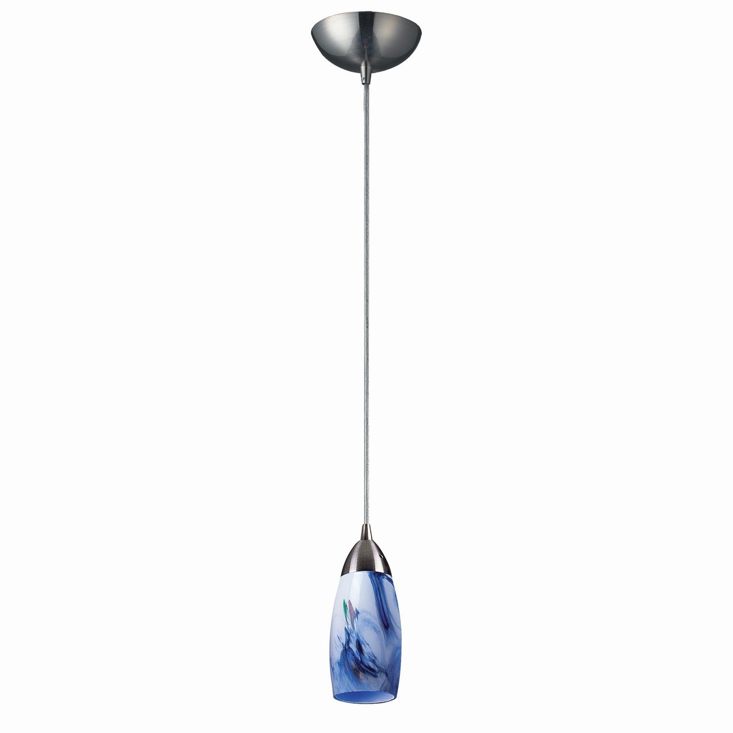 ELK Home - 110-1MT - One Light Mini Pendant - Milan - Satin Nickel