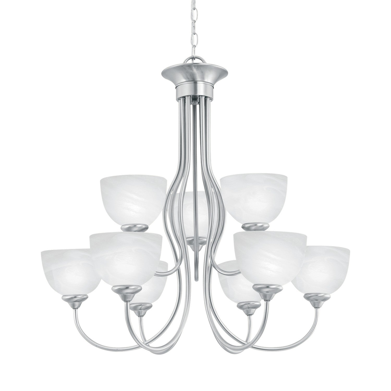 ELK Home - SL801678 - Nine Light Chandelier - Tahoe - Brushed Nickel