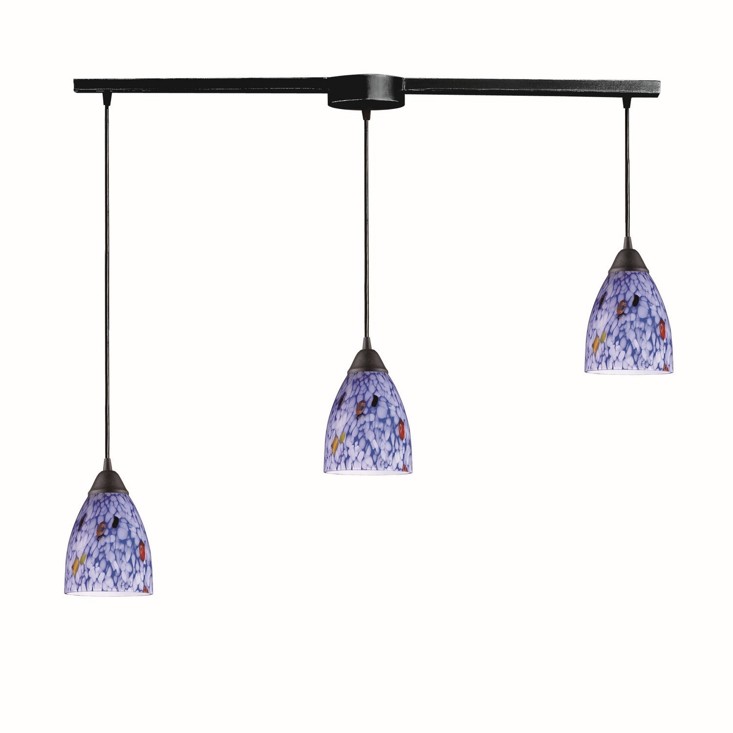 ELK Home - 406-3L-BL - Three Light Pendant - Classico - Dark Rust