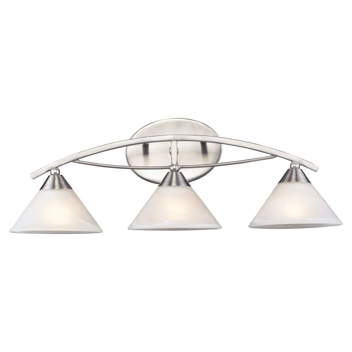 ELK Home - 7632/3 - Three Light Vanity - Elysburg - Satin Nickel