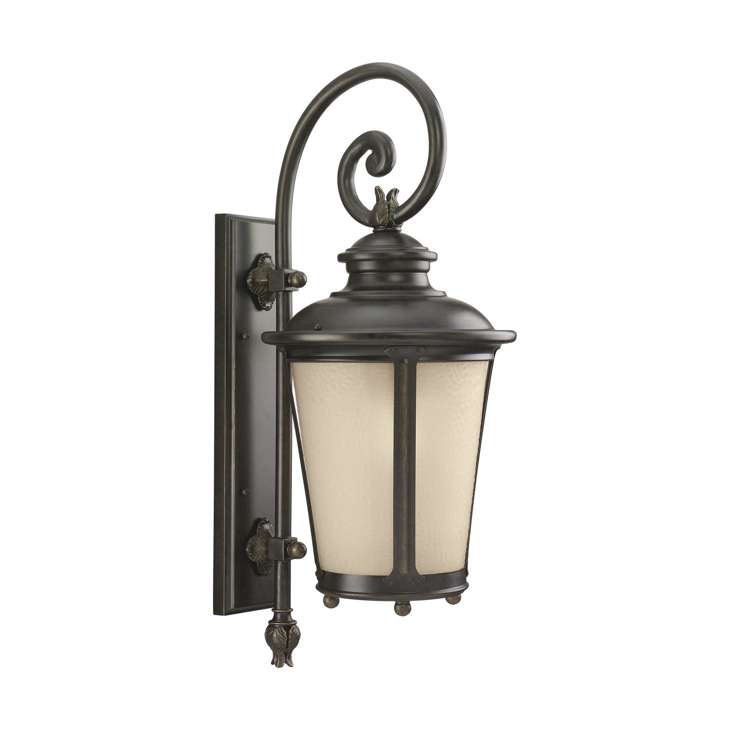 Generation Lighting. - 88242-780 - One Light Outdoor Wall Lantern - Cape May - Burled Iron