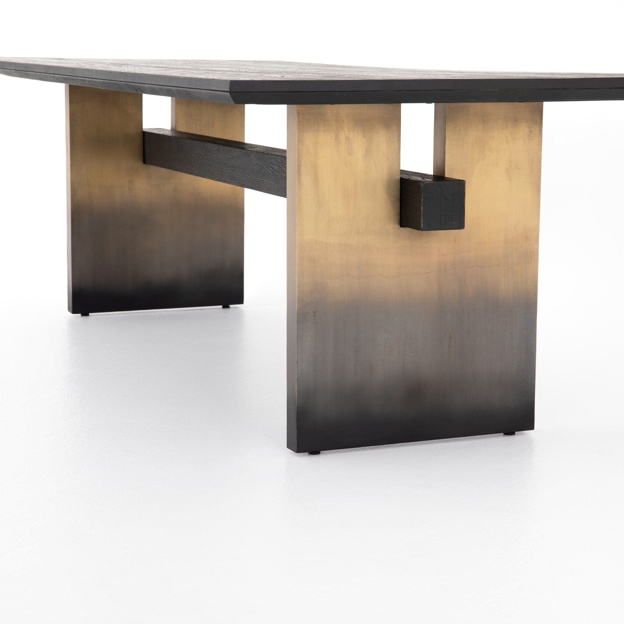 Brennan Dining Table - Worn Black