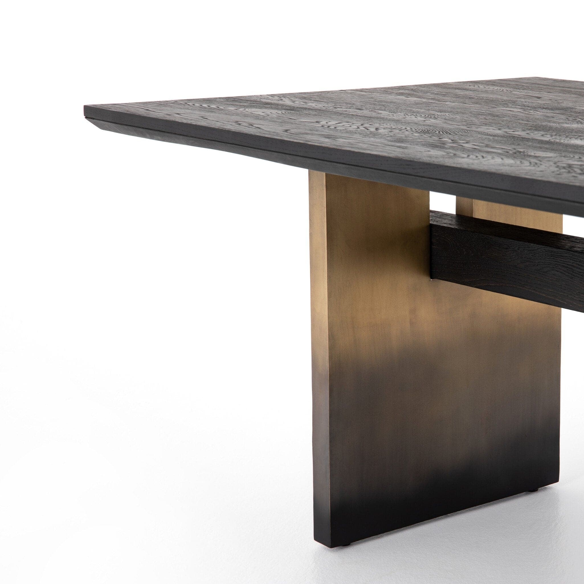 Brennan Dining Table - Worn Black